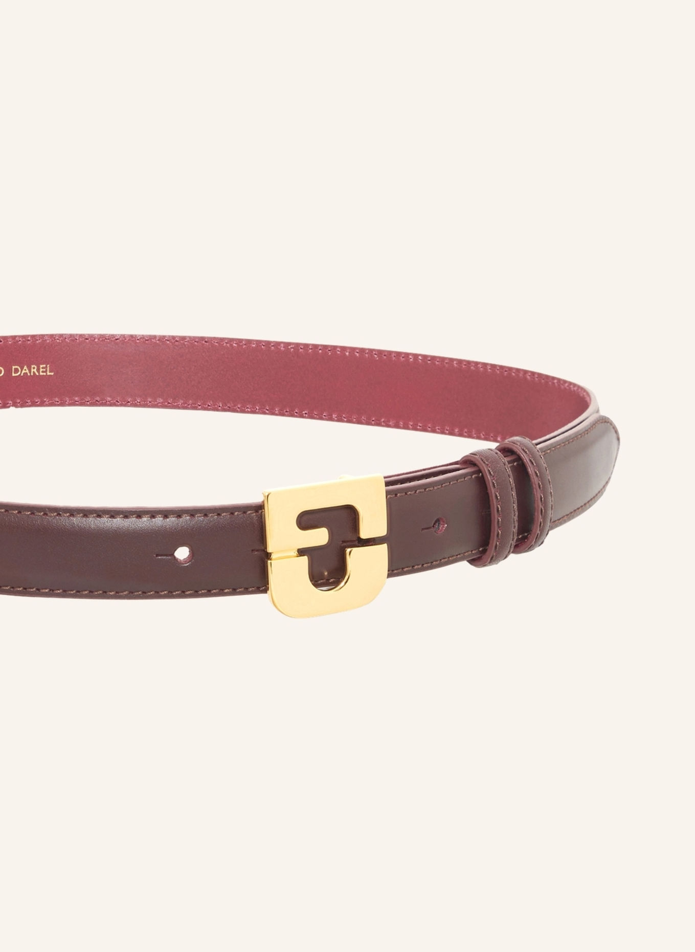 GERARD DAREL Gürtel LE LAUREN: DUNKELROT