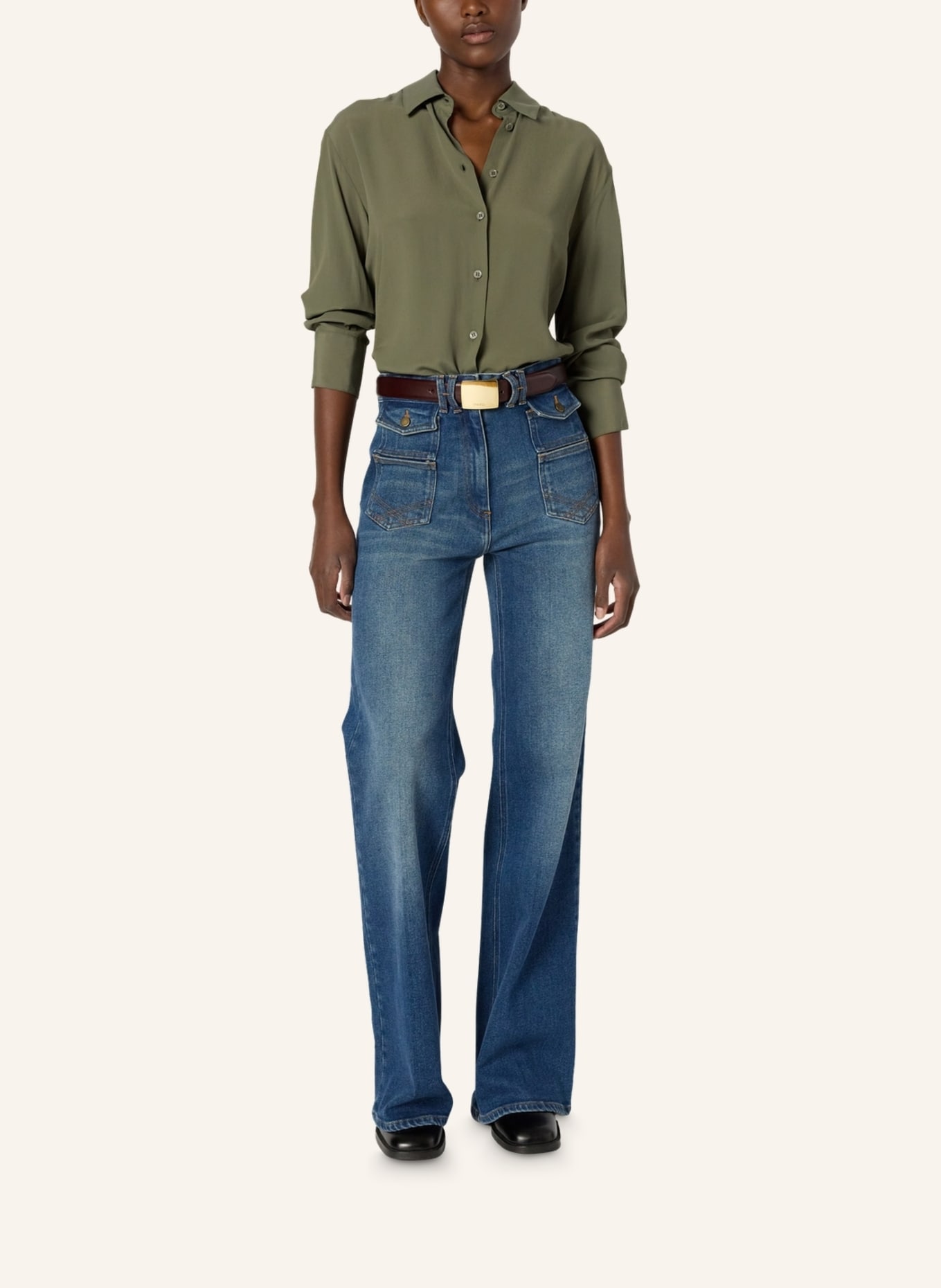 GERARD DAREL Bluse AGATHE: GRÜN