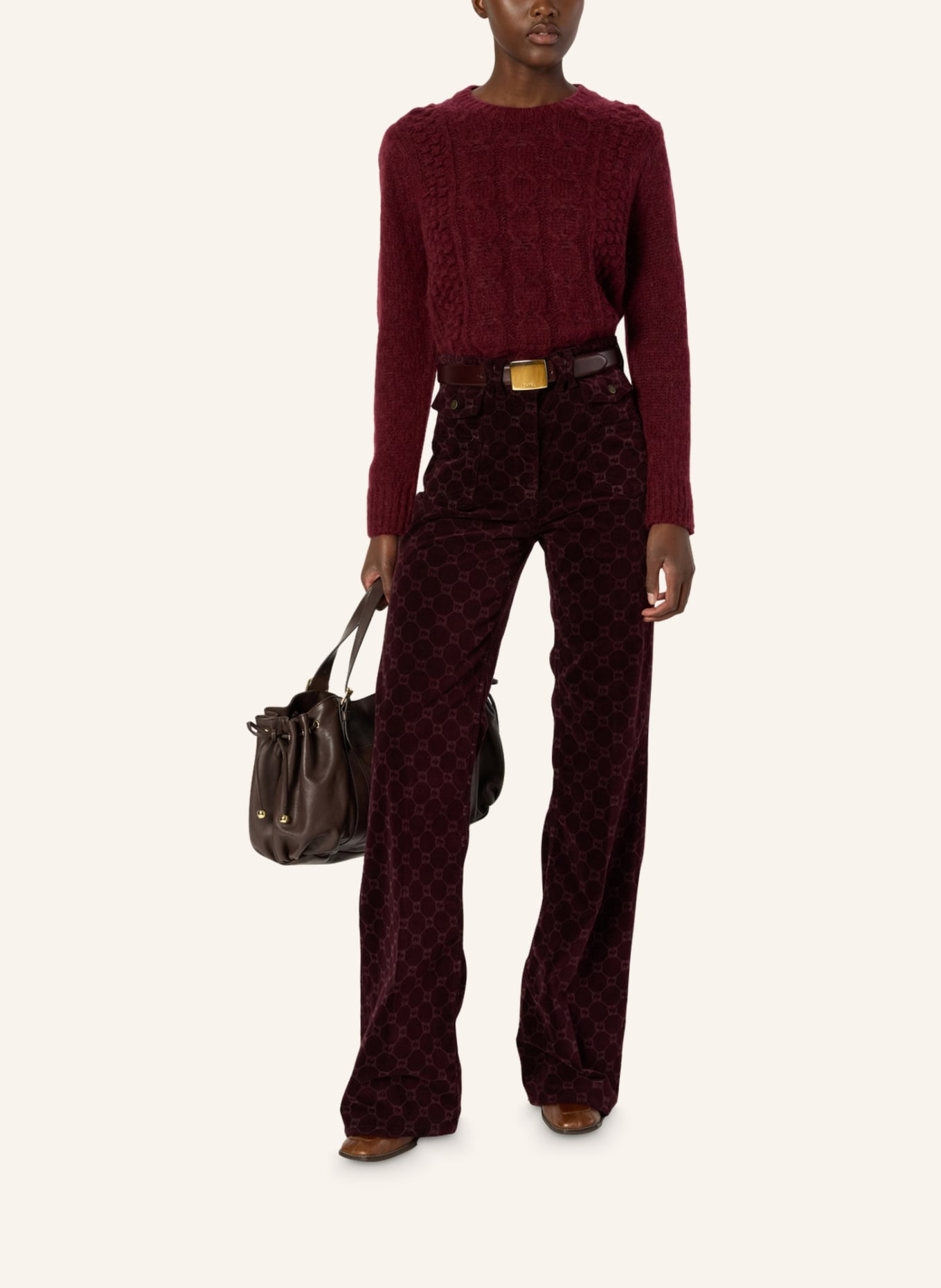 GERARD DAREL Pullover ESPERANZA: DUNKELROT