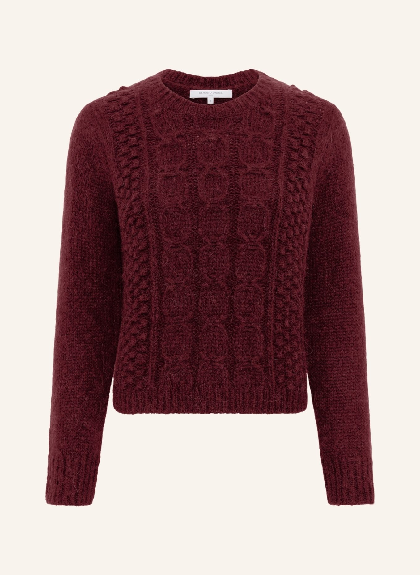 GERARD DAREL Pullover ESPERANZA: DUNKELROT