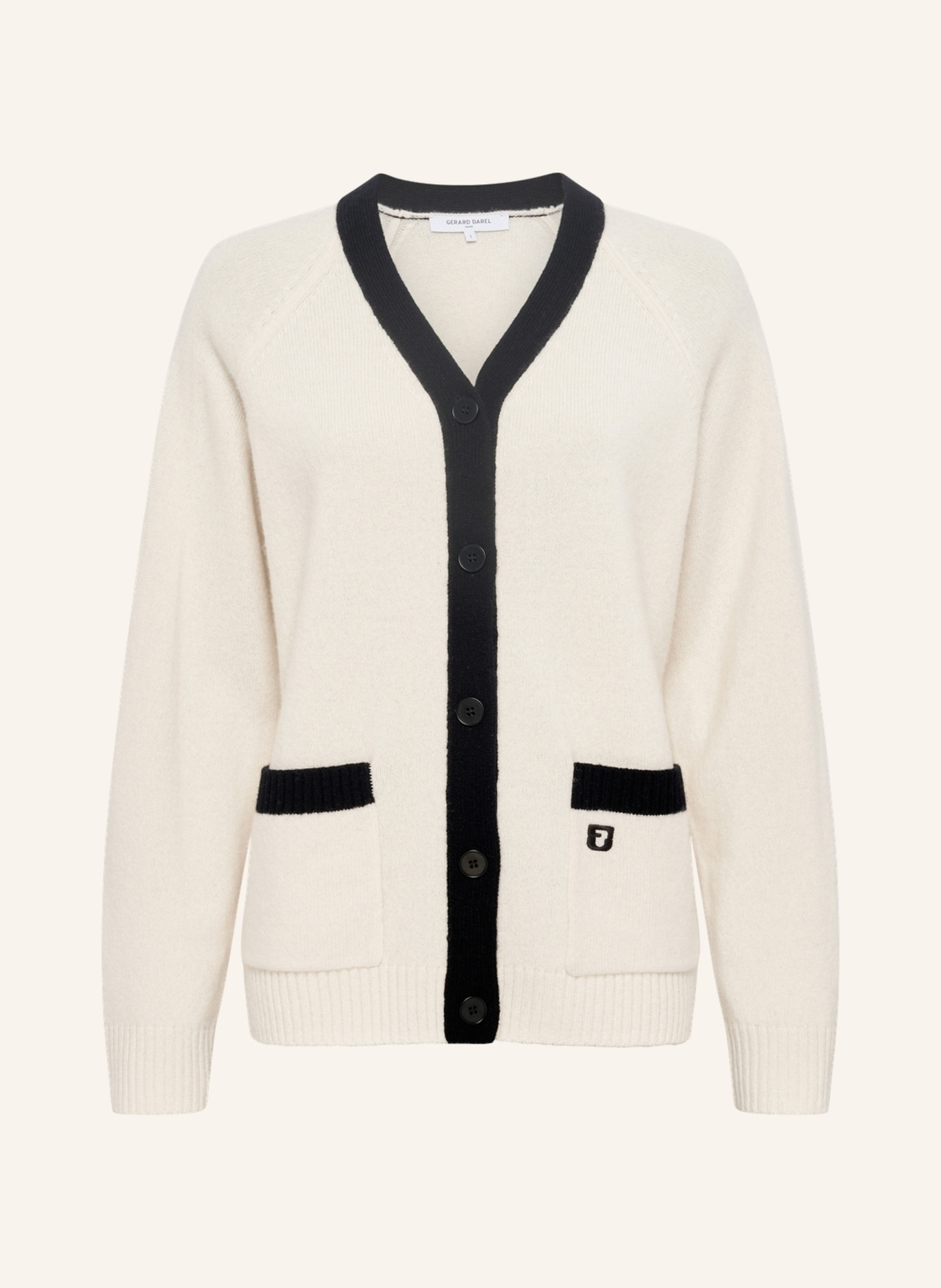 GERARD DAREL Strickjacke ESTER: ECRU