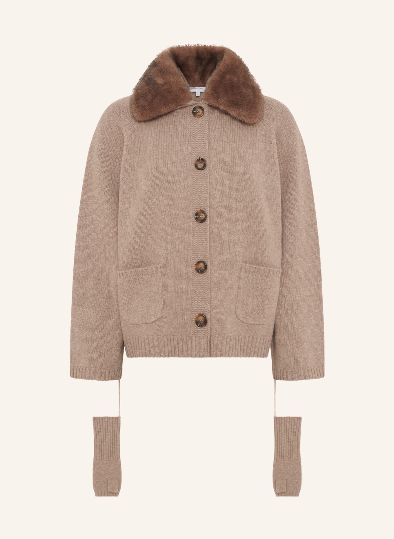 GERARD DAREL Strickjacke ELENA: BEIGE