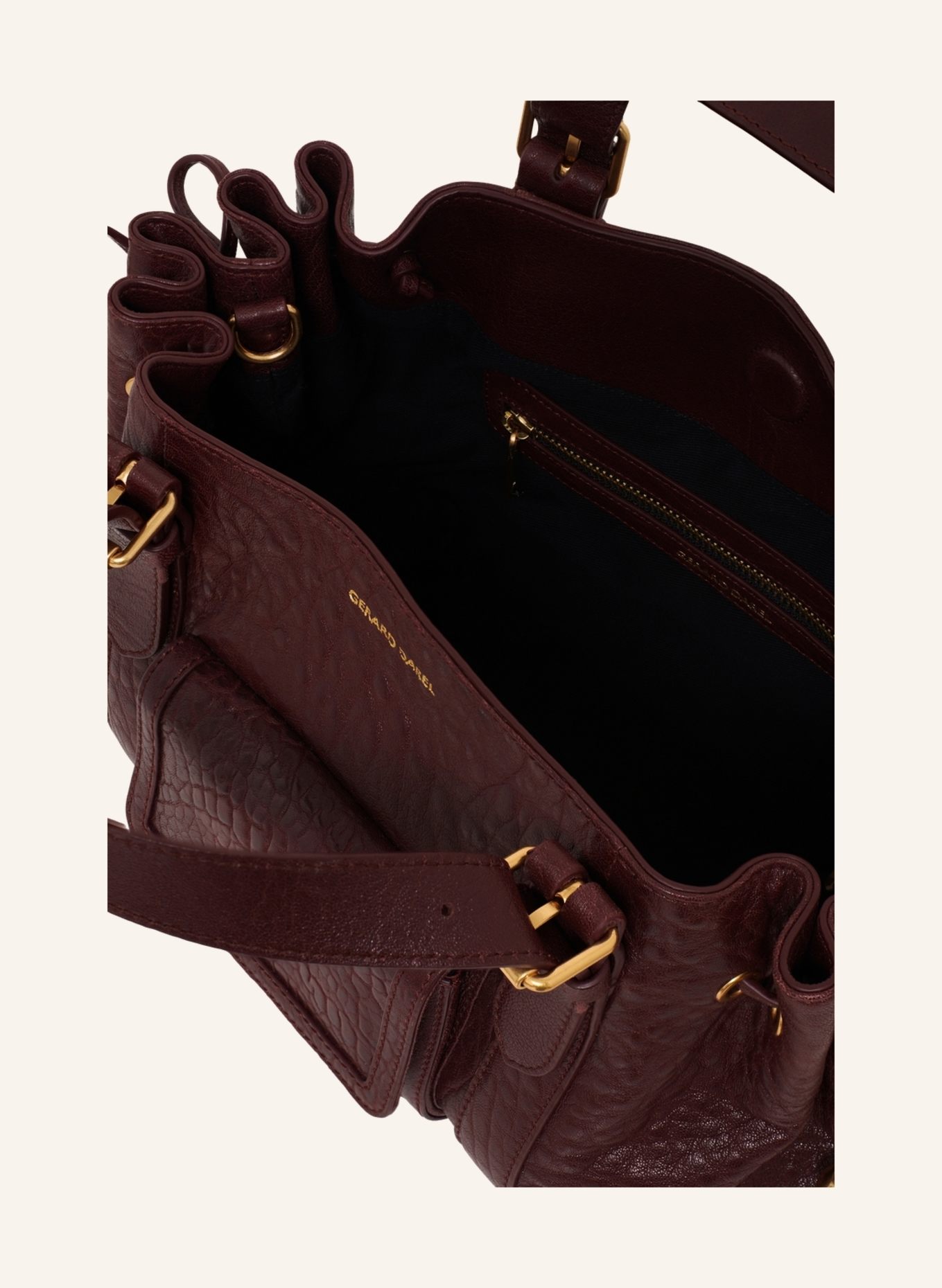 GERARD DAREL Tasche 18H: DUNKELROT