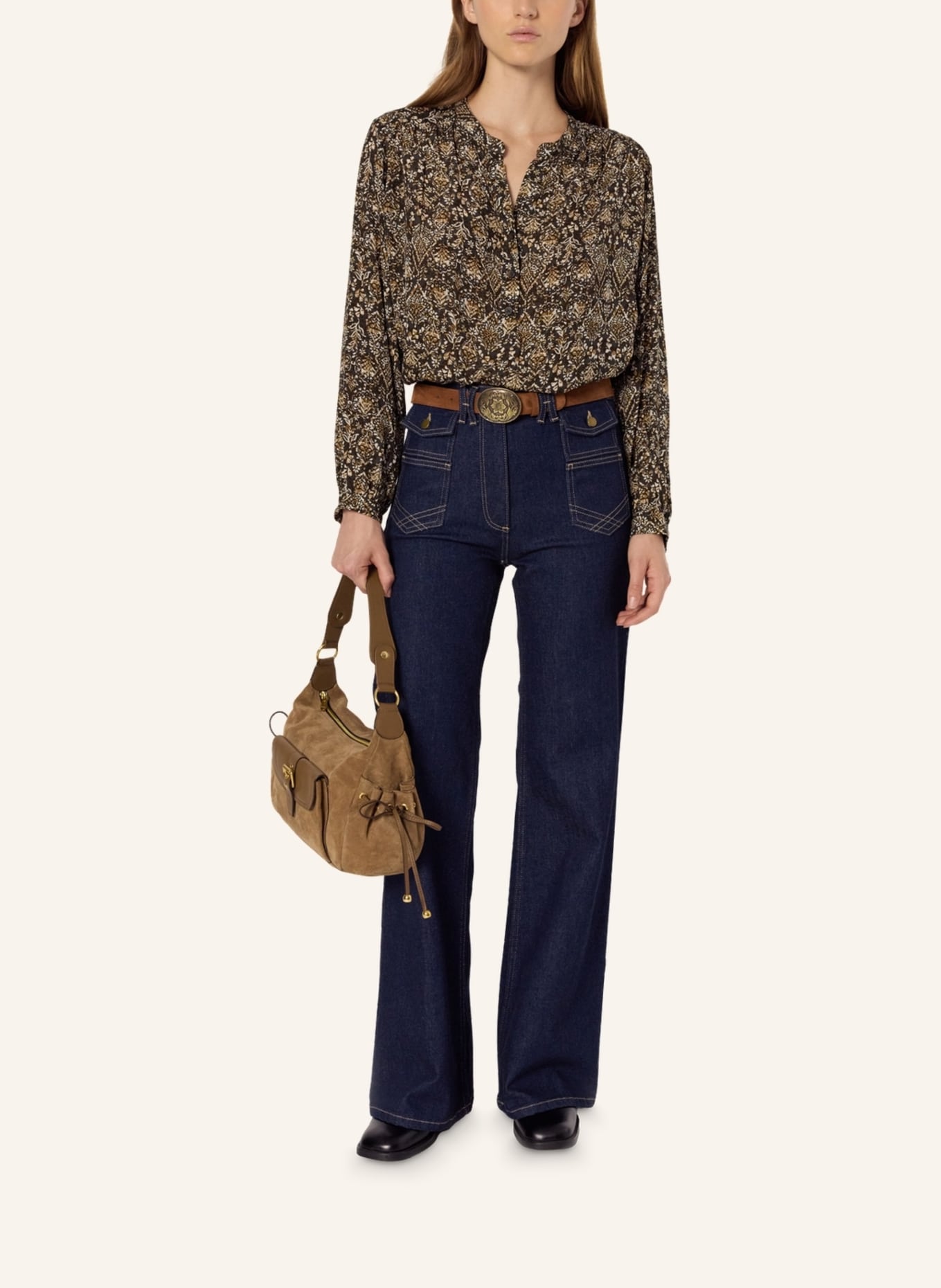 GERARD DAREL Bluse ALTHEA: GRÜN