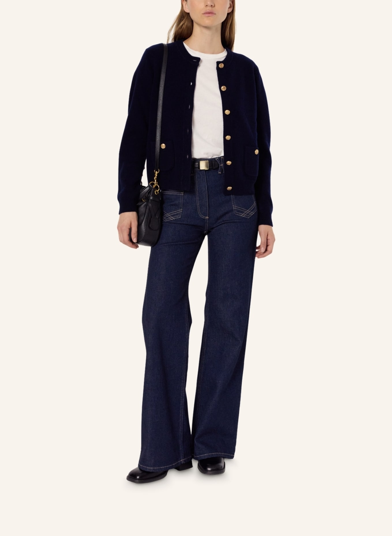 GERARD DAREL Strickjacke ELOISE: DUNKELBLAU