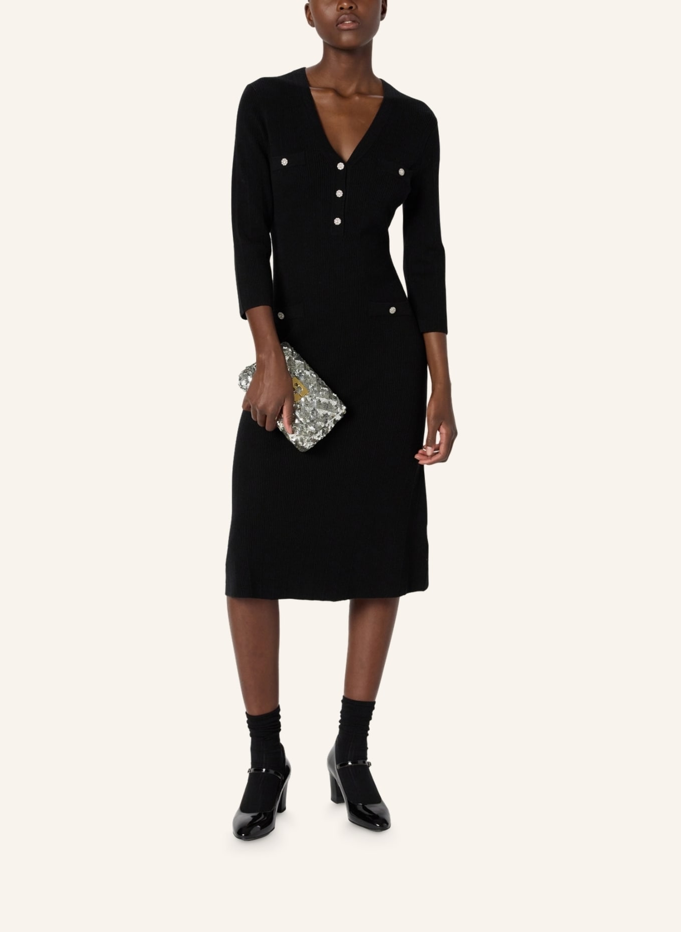 GERARD DAREL Kleid LAIS: SCHWARZ