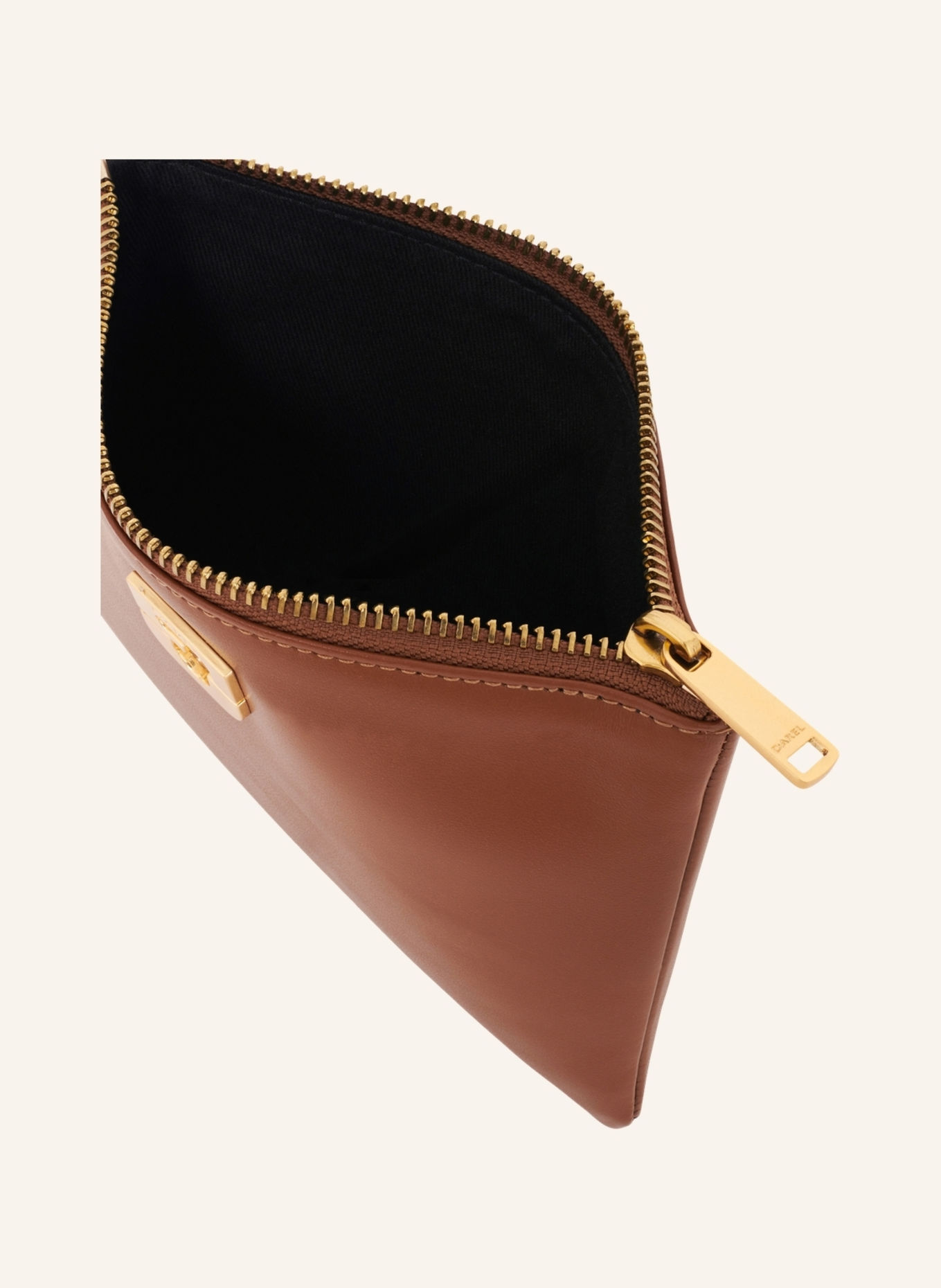 GERARD DAREL Kleinlederwaren POCHETTE: COGNAC