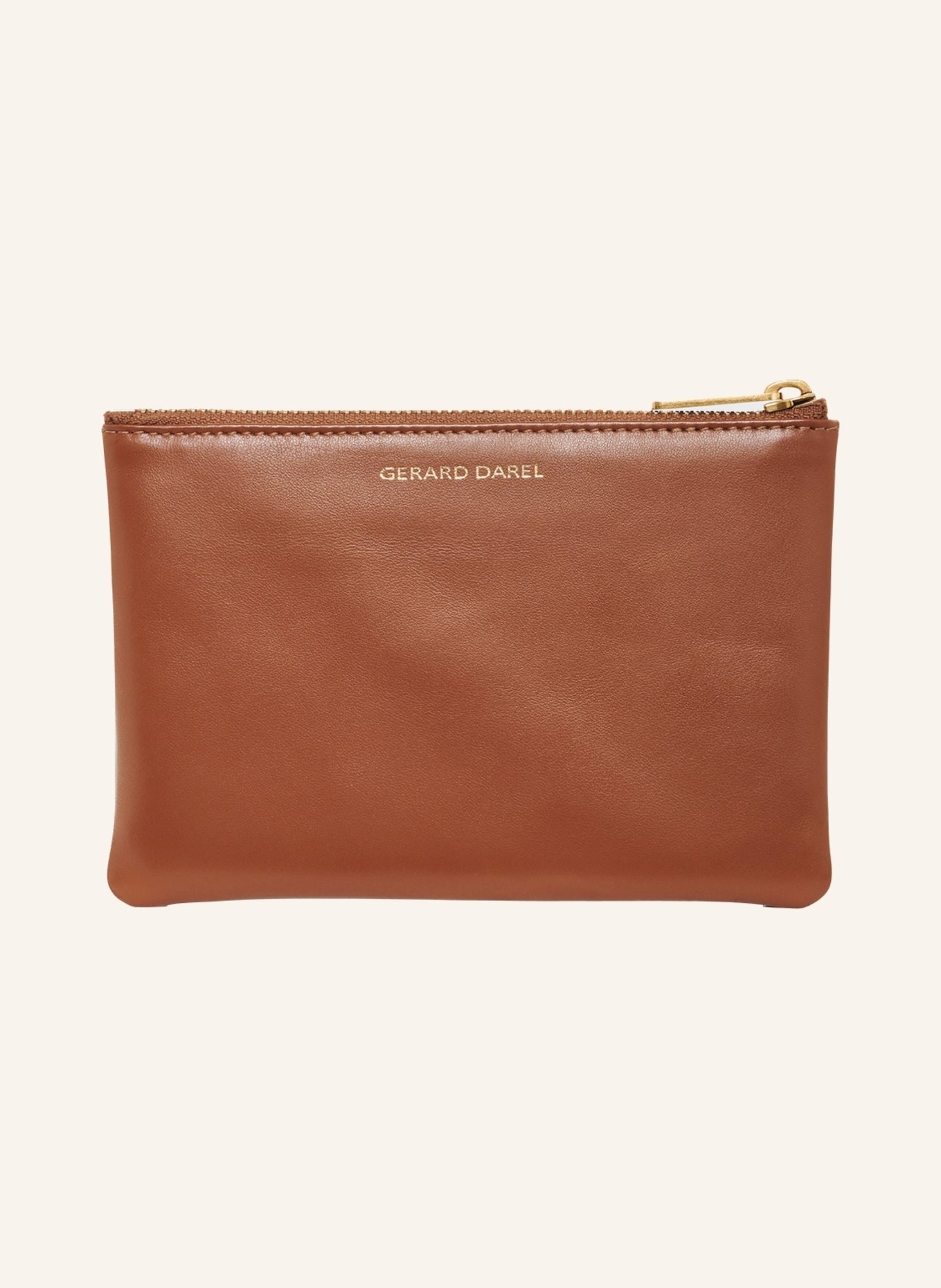GERARD DAREL Kleinlederwaren POCHETTE: COGNAC