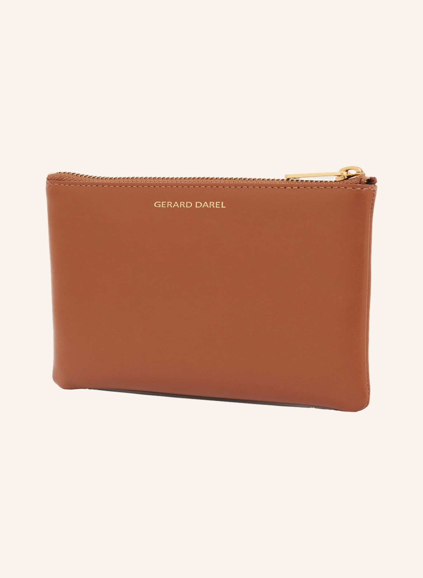 GERARD DAREL Kleinlederwaren POCHETTE: COGNAC