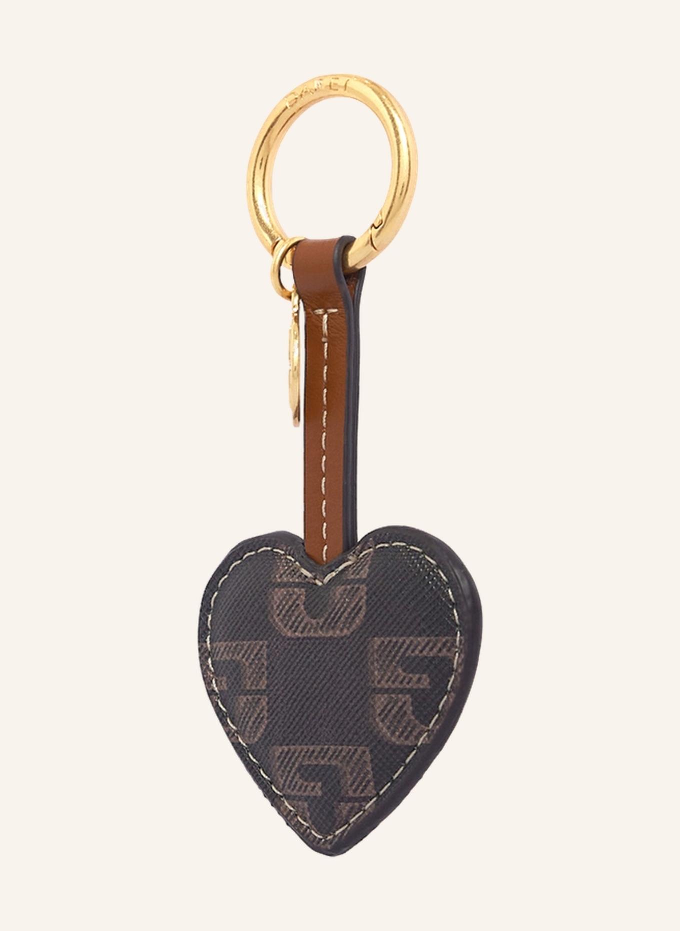 GERARD DAREL Kleinlederwaren ATOUT COEUR: BRAUN