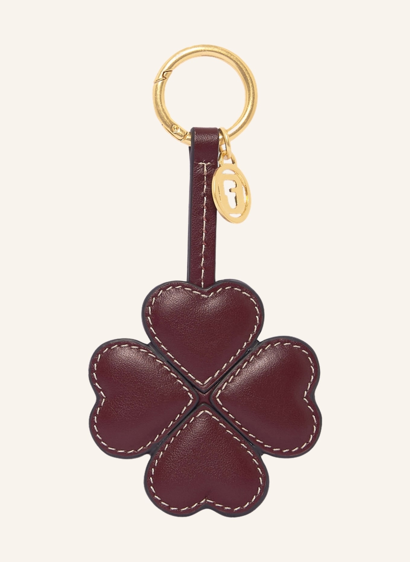 GERARD DAREL Kleinlederwaren 4 FEUILLES GD: DUNKELROT