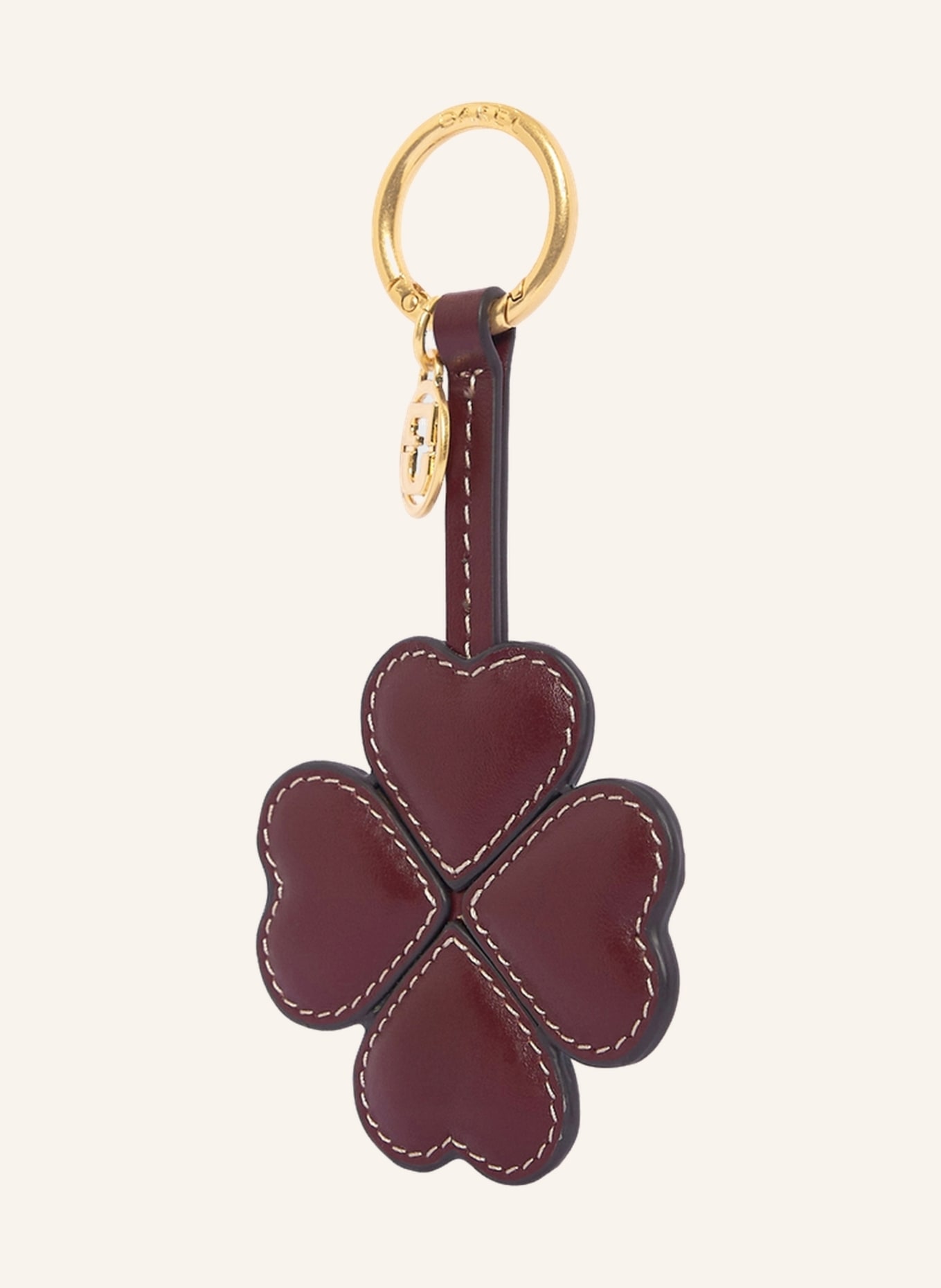 GERARD DAREL Kleinlederwaren 4 FEUILLES GD: DUNKELROT