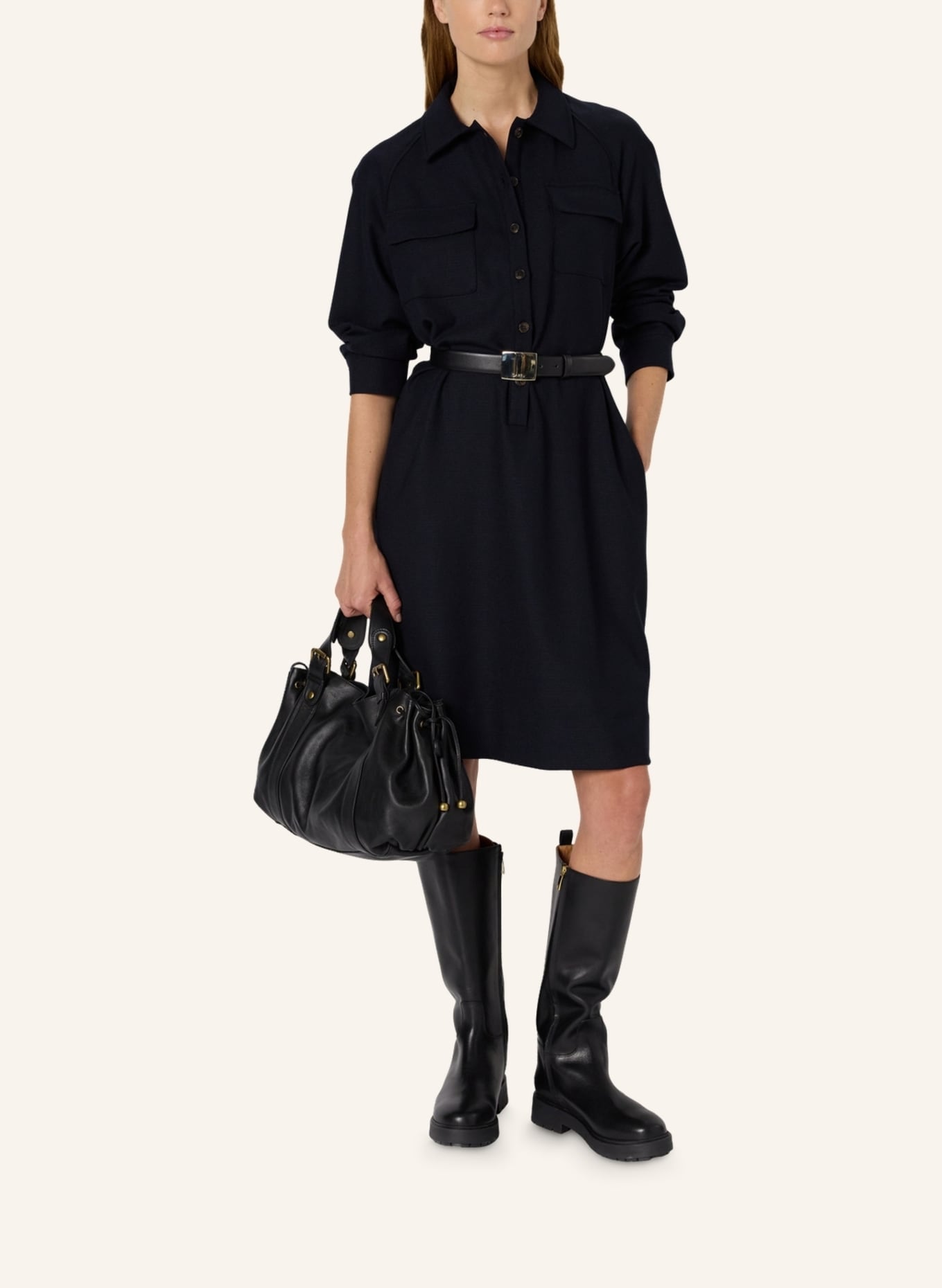 GERARD DAREL Kleid LEA: DUNKELBLAU