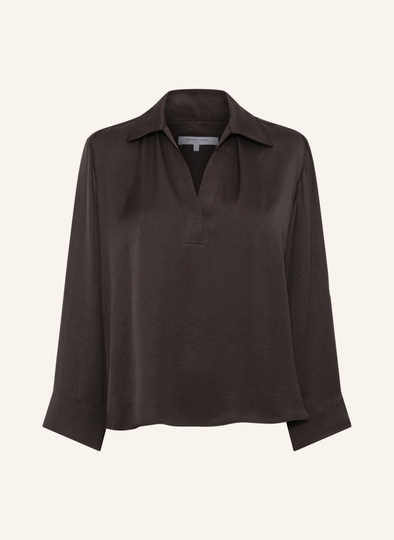 GERARD DAREL Bluse ALINA: HELLBRAUN