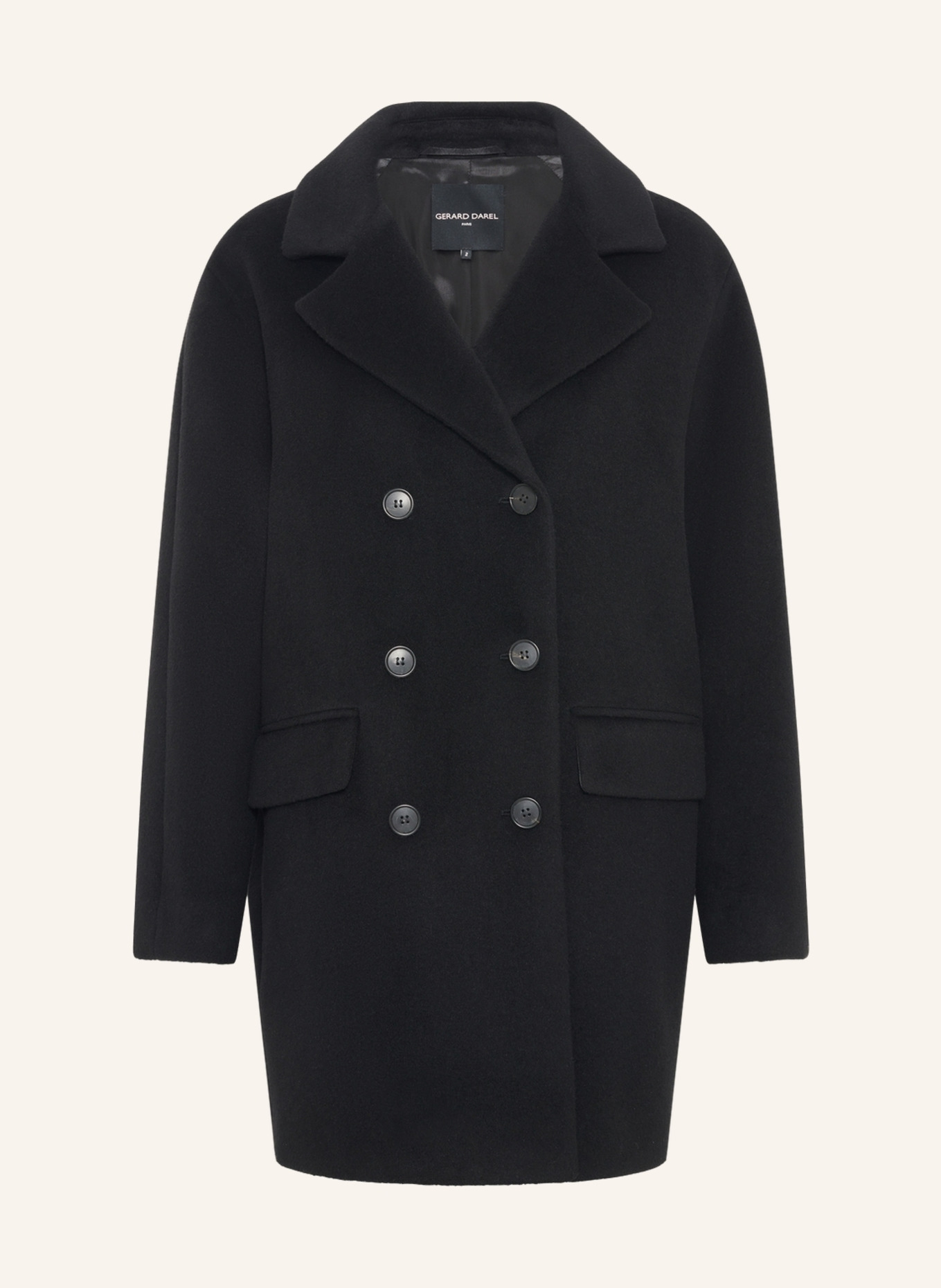 GERARD DAREL Mantel MAGALIE: SCHWARZ