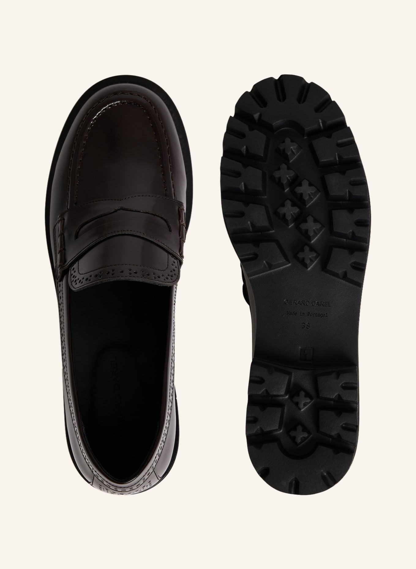 GERARD DAREL Mokassins JACK: SCHWARZ