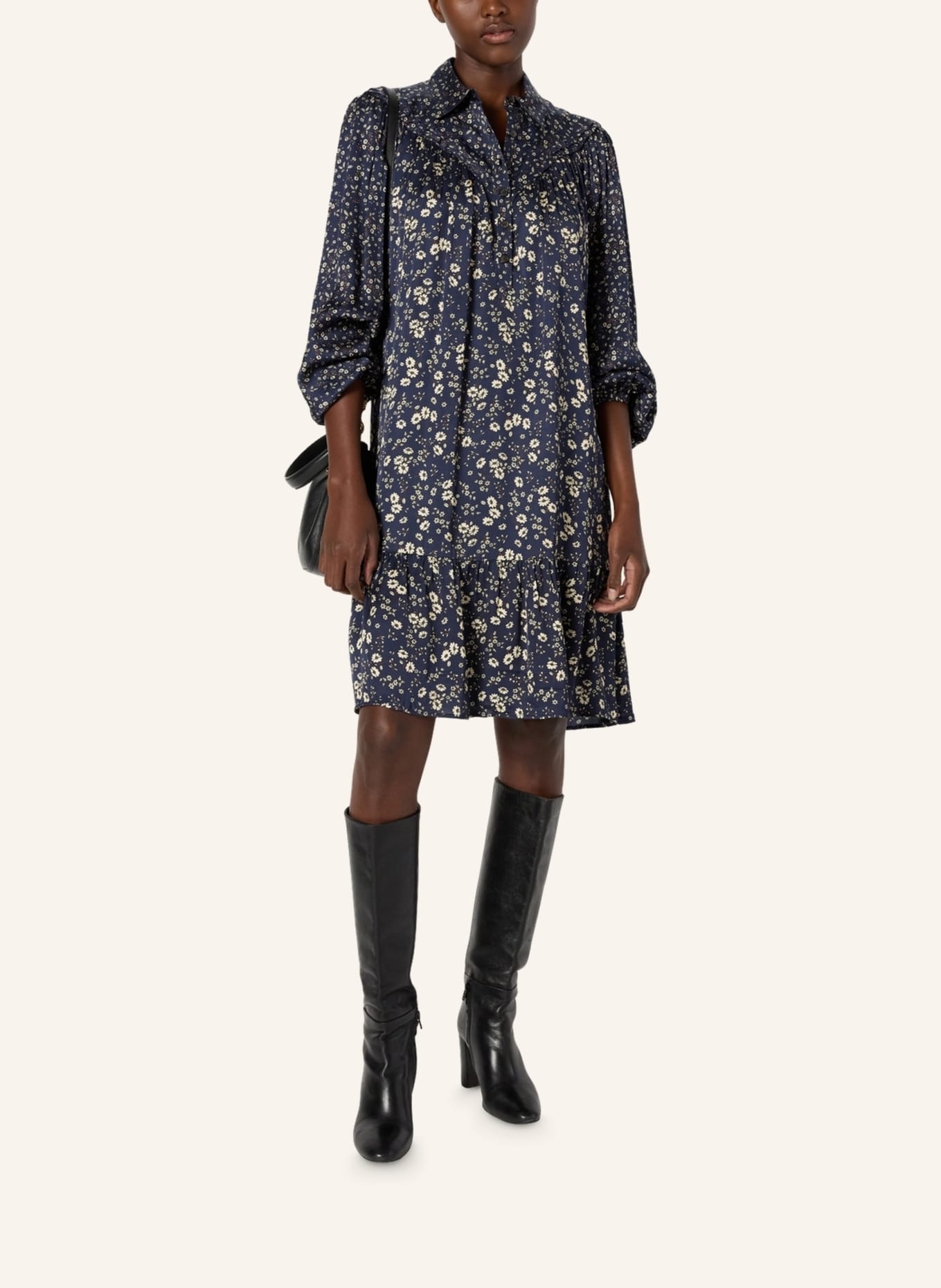 GERARD DAREL Kleid LEANA: DUNKELBLAU