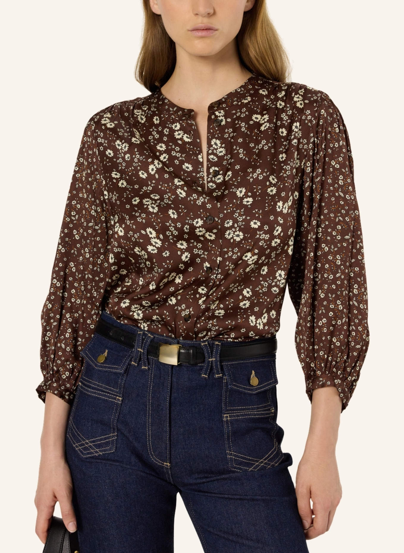 GERARD DAREL Bluse ANAELLE: BRAUN