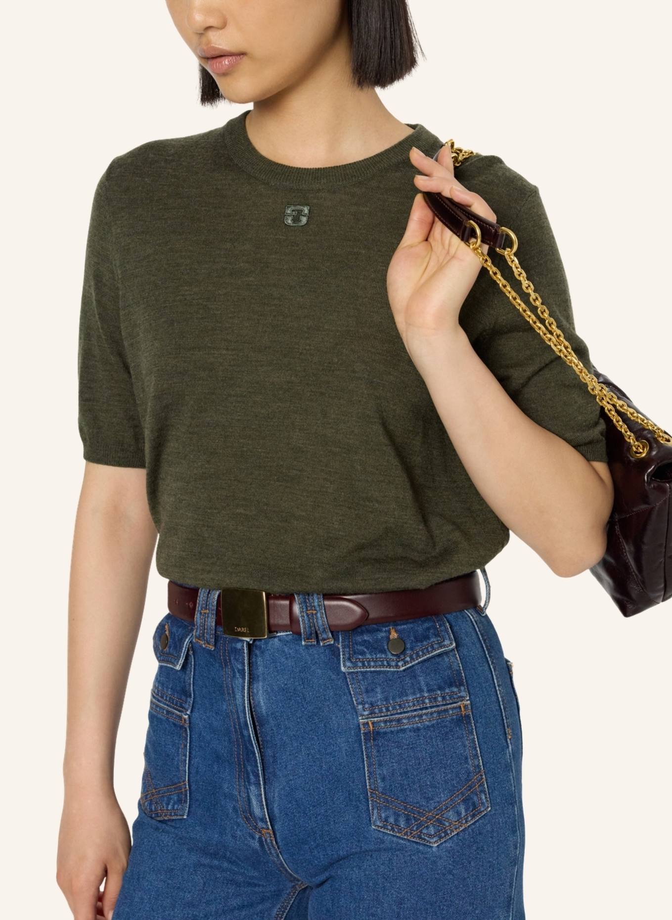 GERARD DAREL Pullover LYSEA: KHAKI