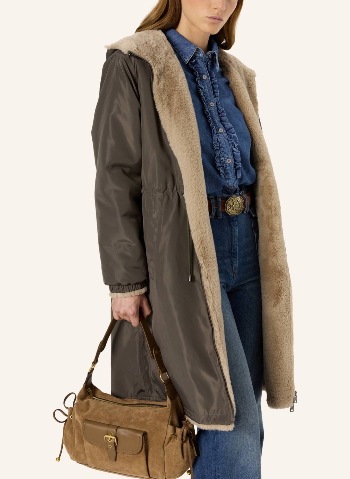 GERARD DAREL Parka MAYLINE: KHAKI