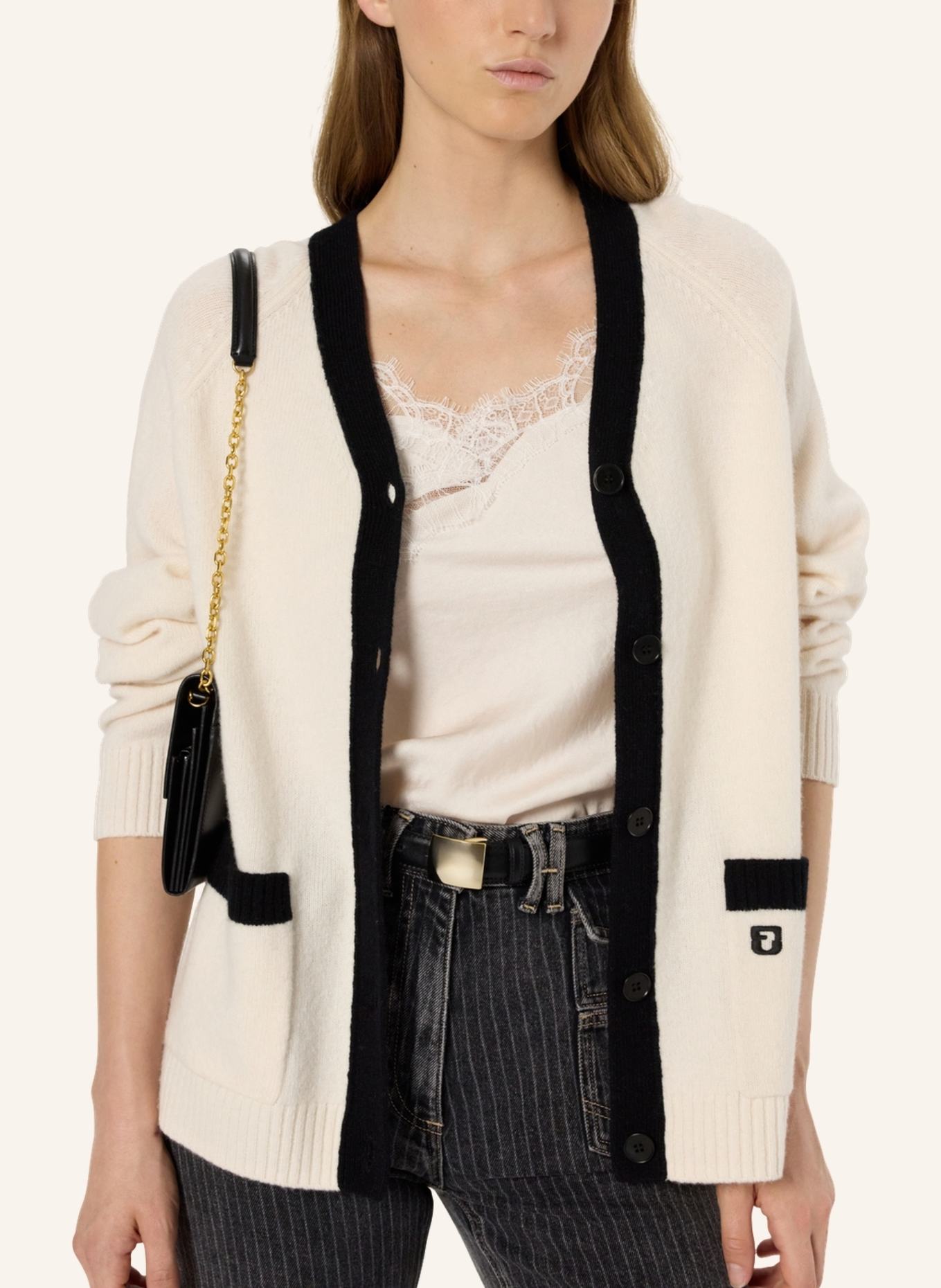 GERARD DAREL Strickjacke ESTER: ECRU