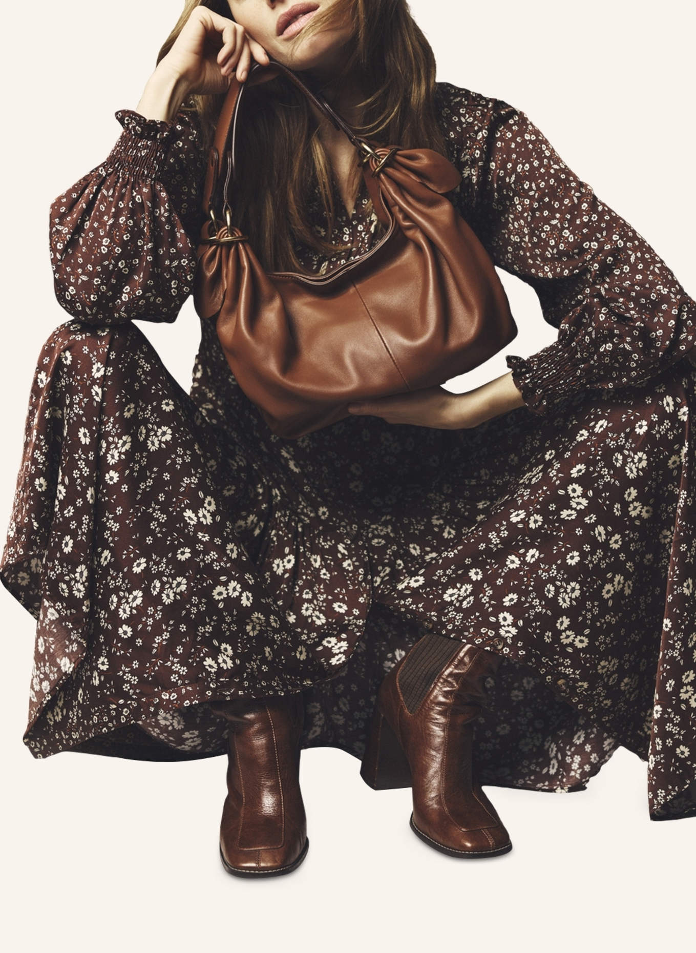 GERARD DAREL Kleid LOLITA: BRAUN