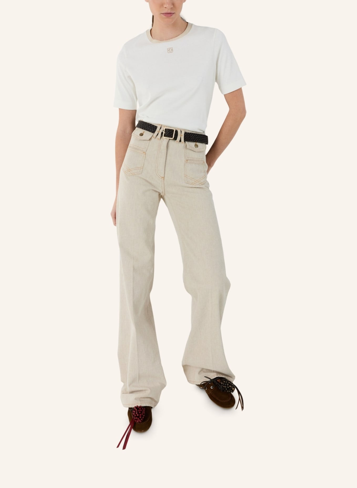 GERARD DAREL T-Shirt MAVIE: ECRU