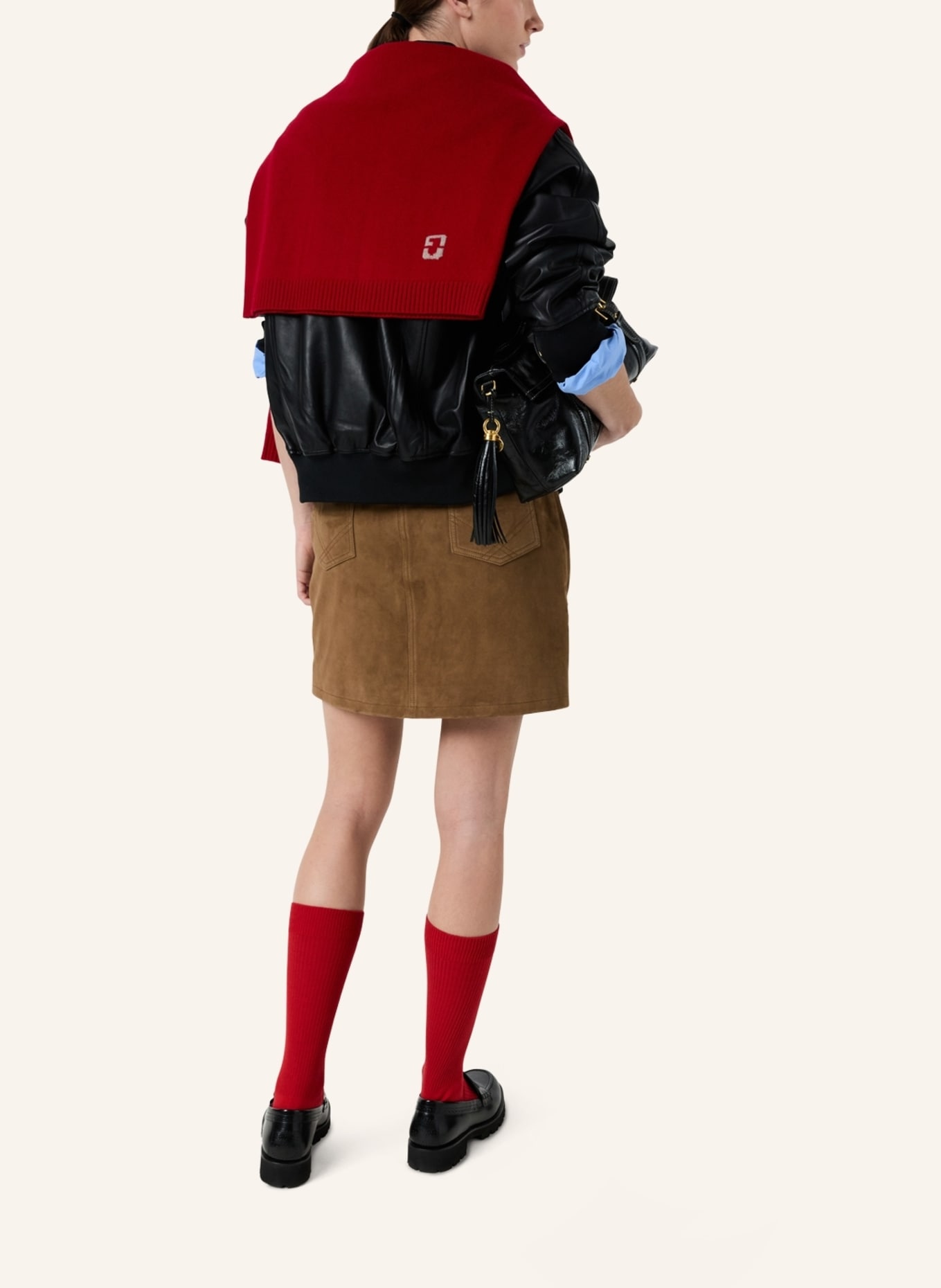 GERARD DAREL Leder JEMIMA: TAUPE