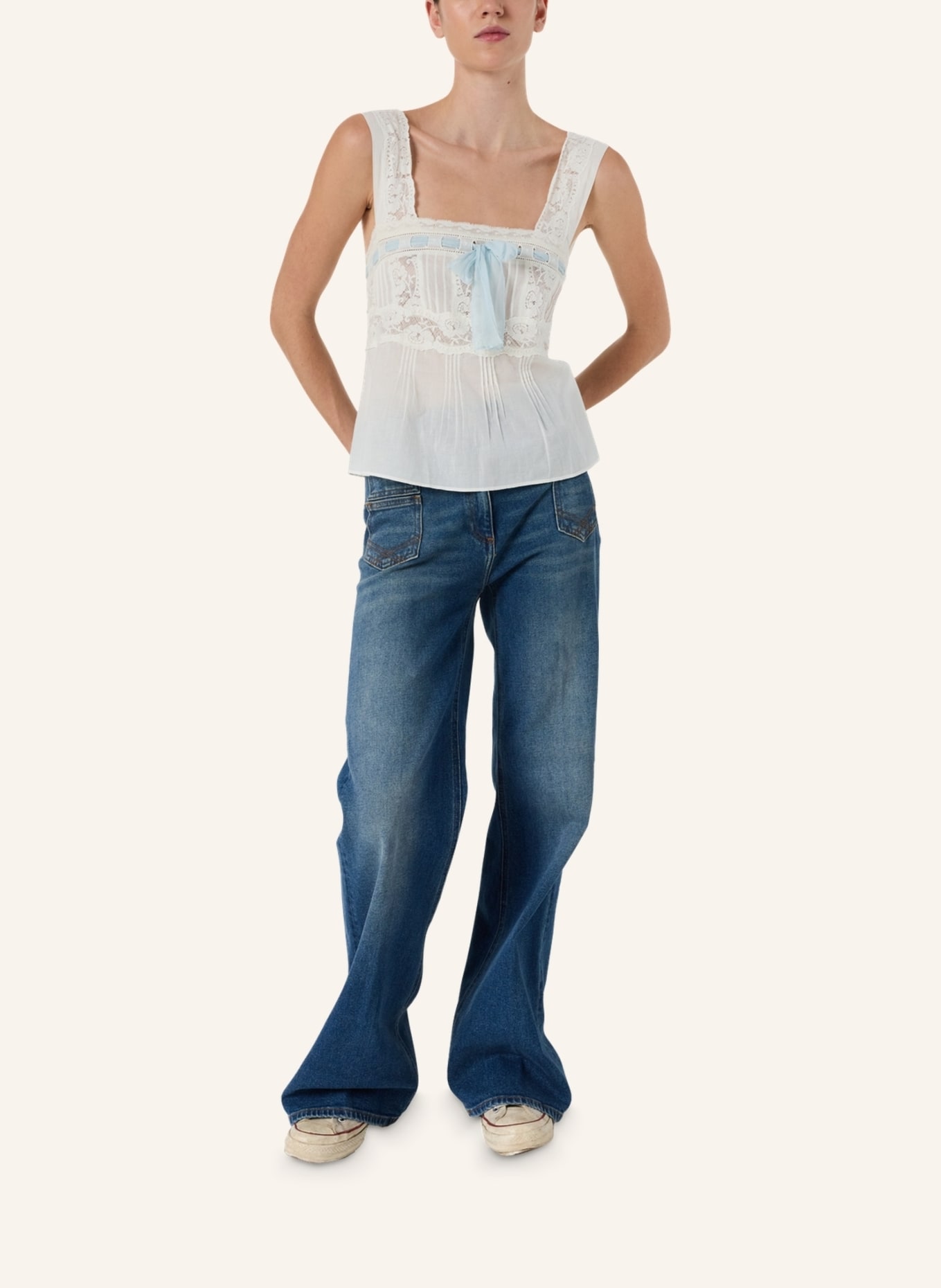 GERARD DAREL Top CHAINA: ECRU