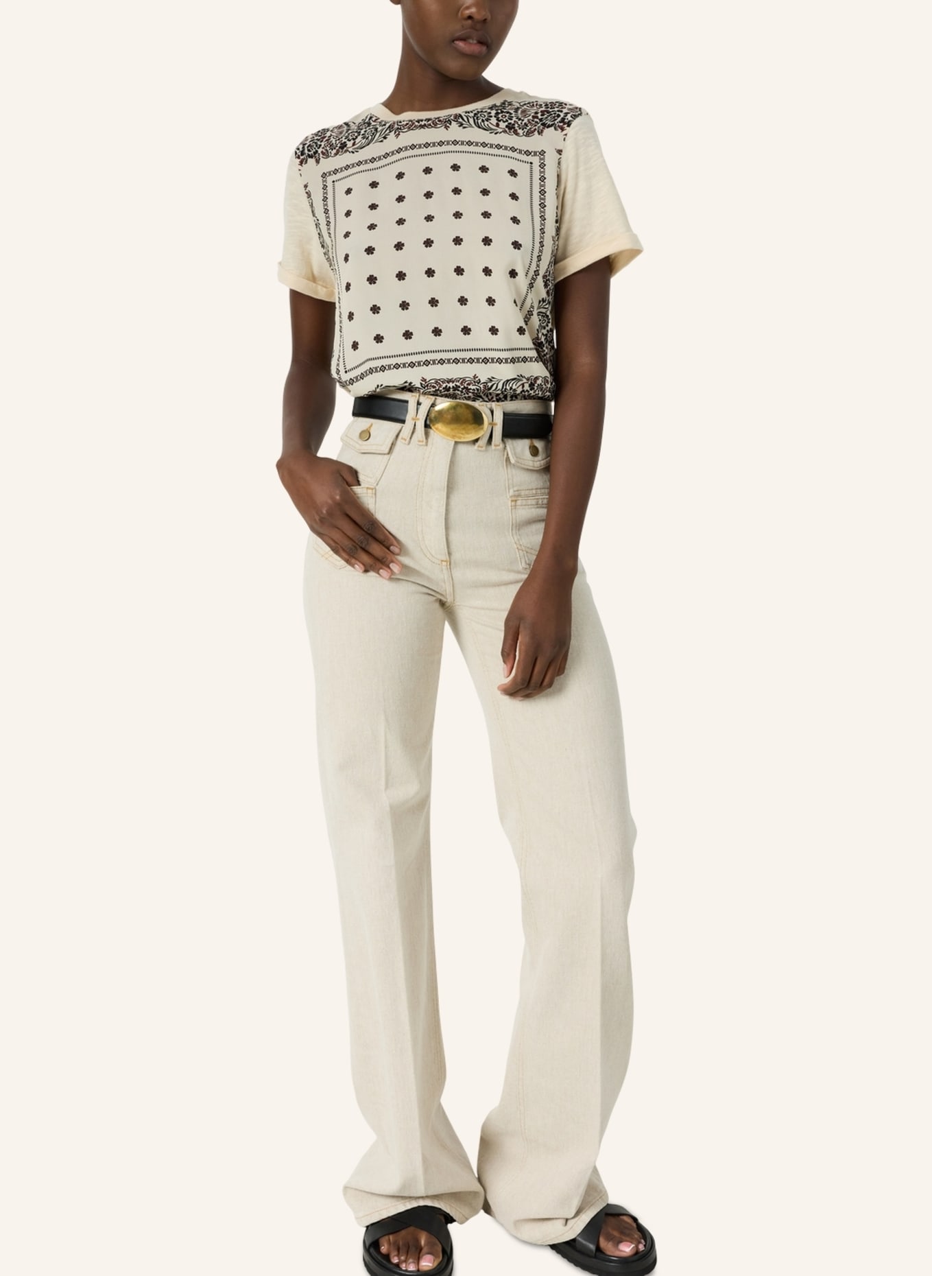 GERARD DAREL T-Shirt MANOLIA: CREME