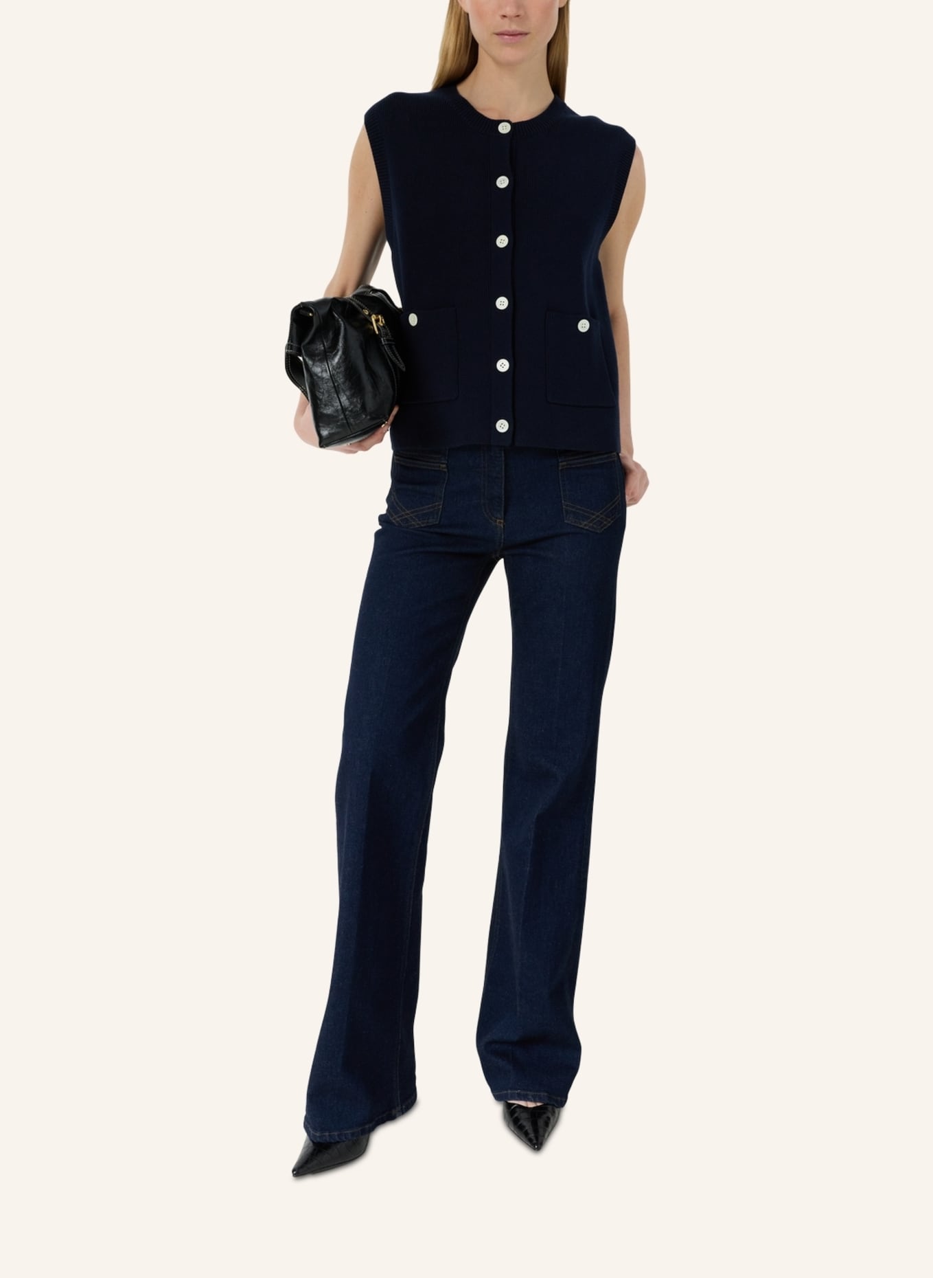 GERARD DAREL Strickjacke LOUVE: DUNKELBLAU