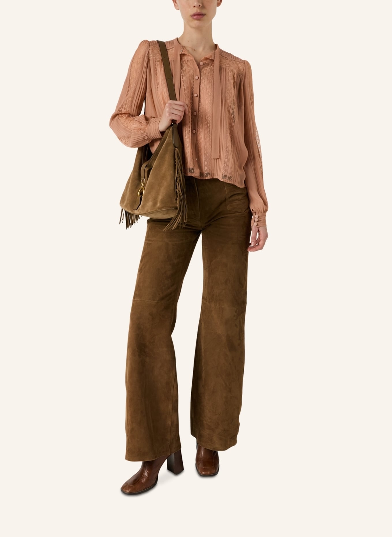GERARD DAREL Bluse CYRANA: NUDE