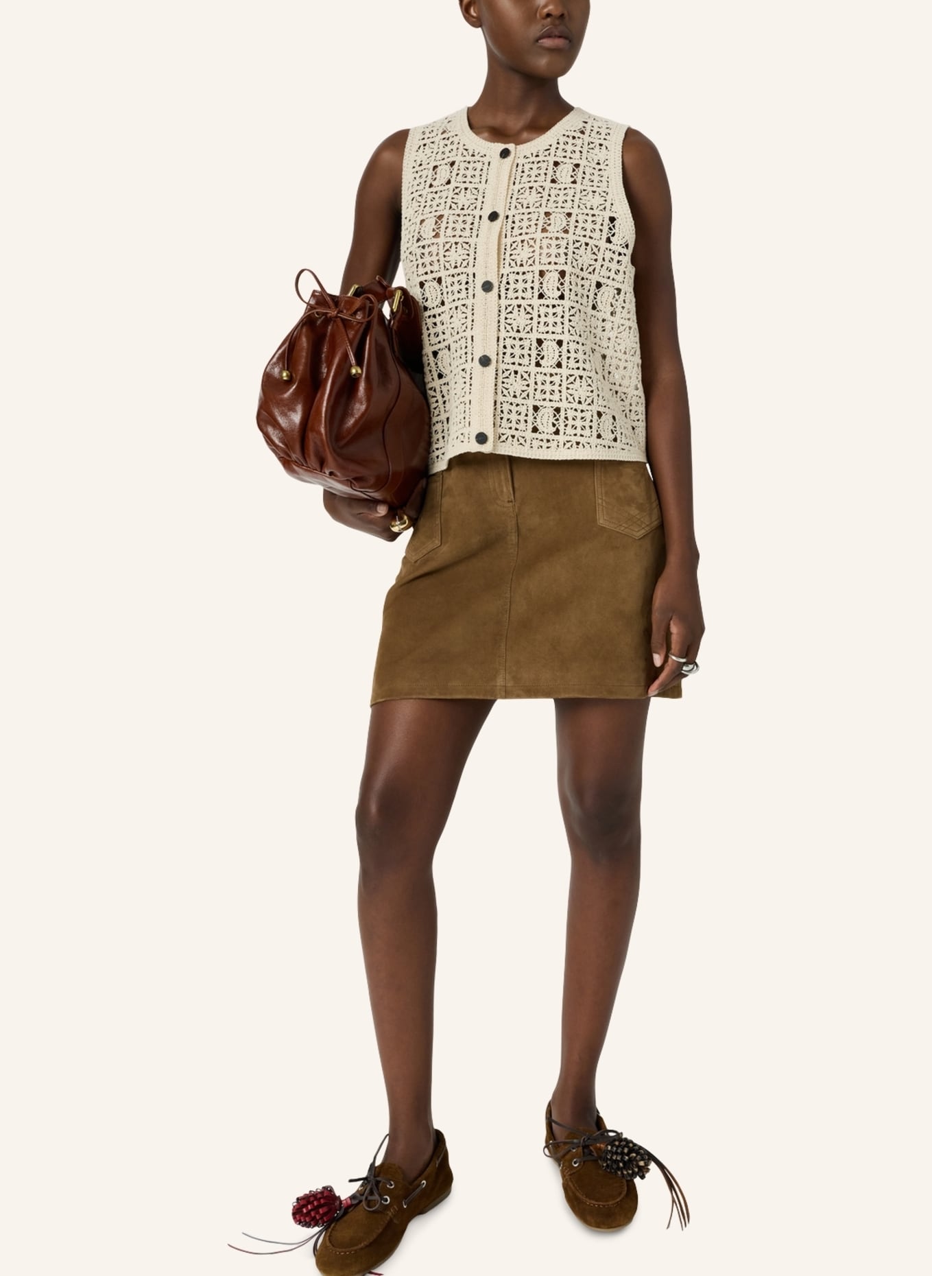 GERARD DAREL Strickjacke CHADIA: CREME