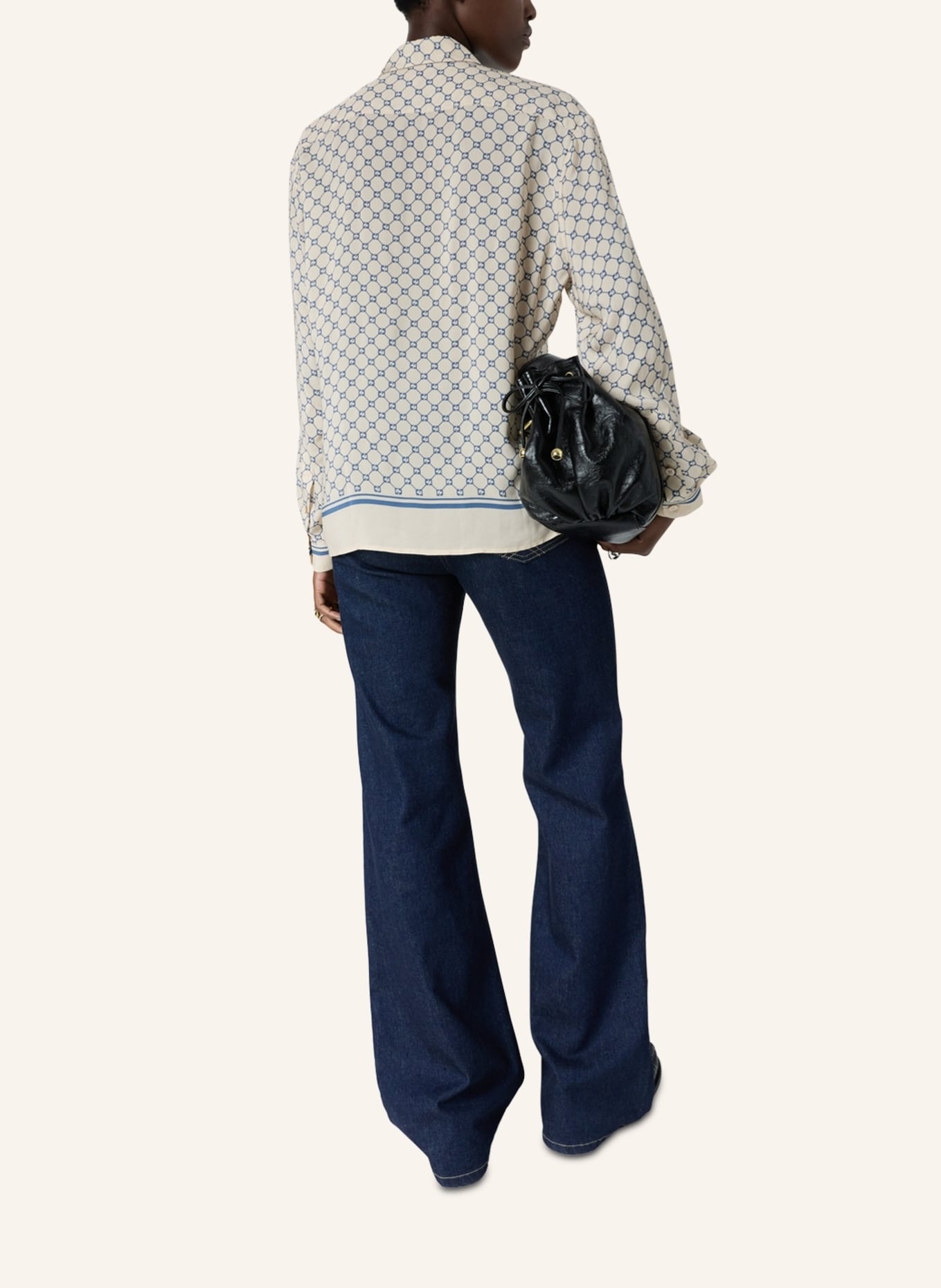 GERARD DAREL Bluse CLARIANE: BLAU