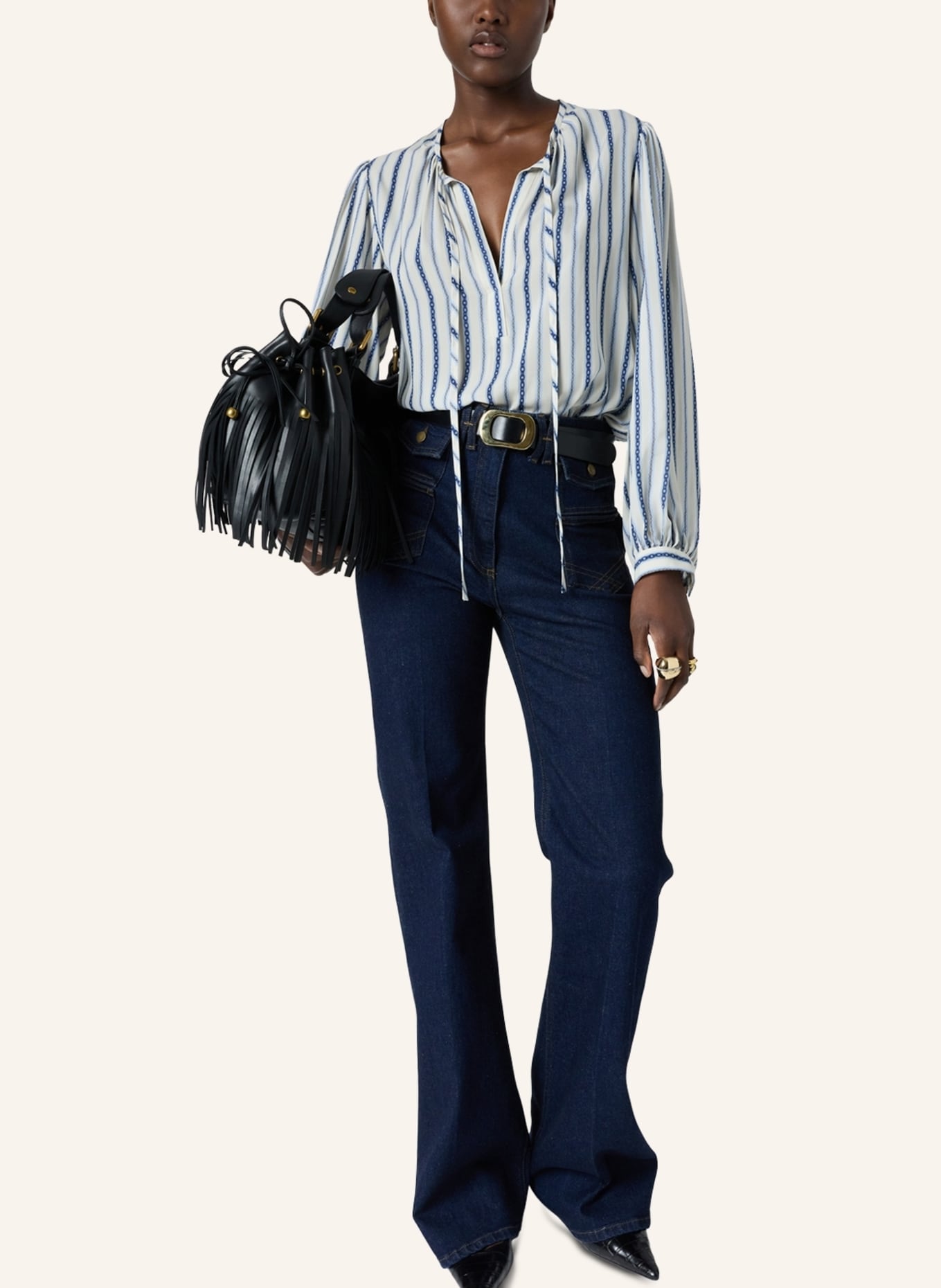 GERARD DAREL Bluse CAMMIE: CREME