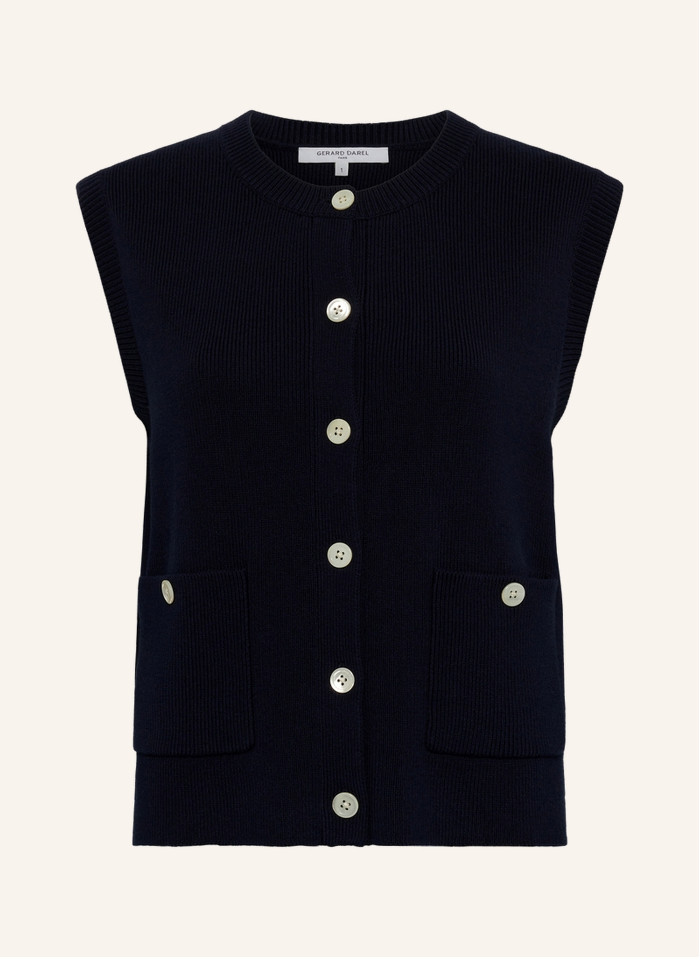 GERARD DAREL Strickjacke LOUVE: DUNKELBLAU