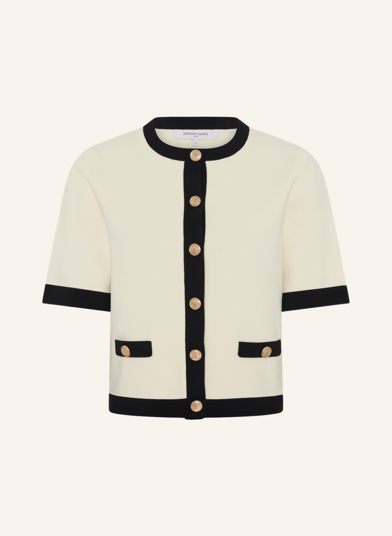 GERARD DAREL Strickjacke LAILA: ECRU