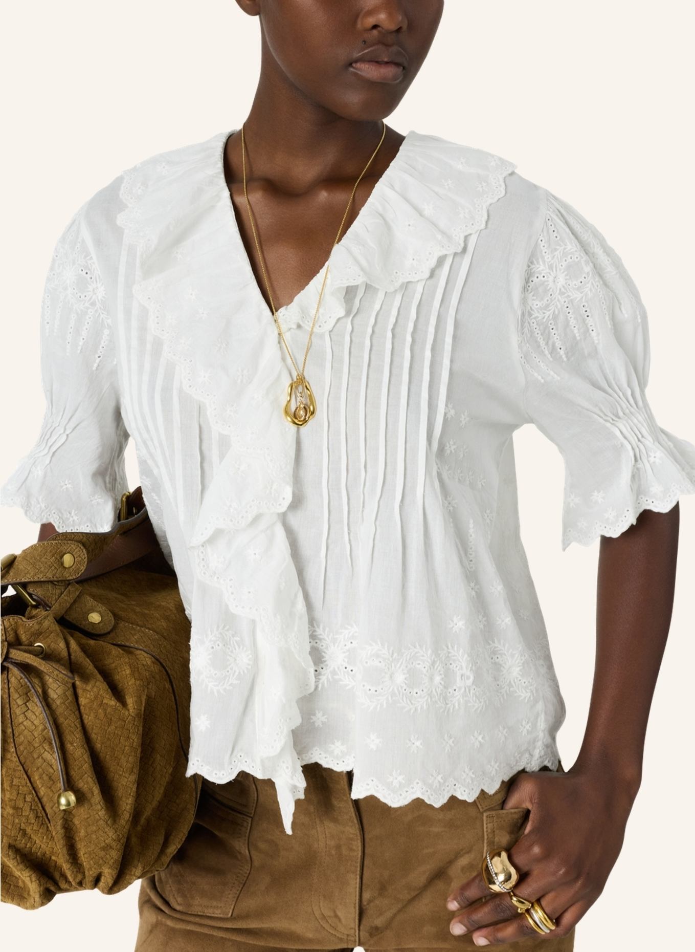 GERARD DAREL Bluse CEYLIA: WEISS