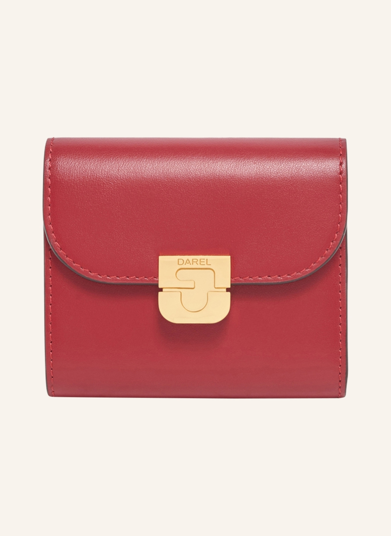 GERARD DAREL Kleinlederwaren MINI WALLET: ROT