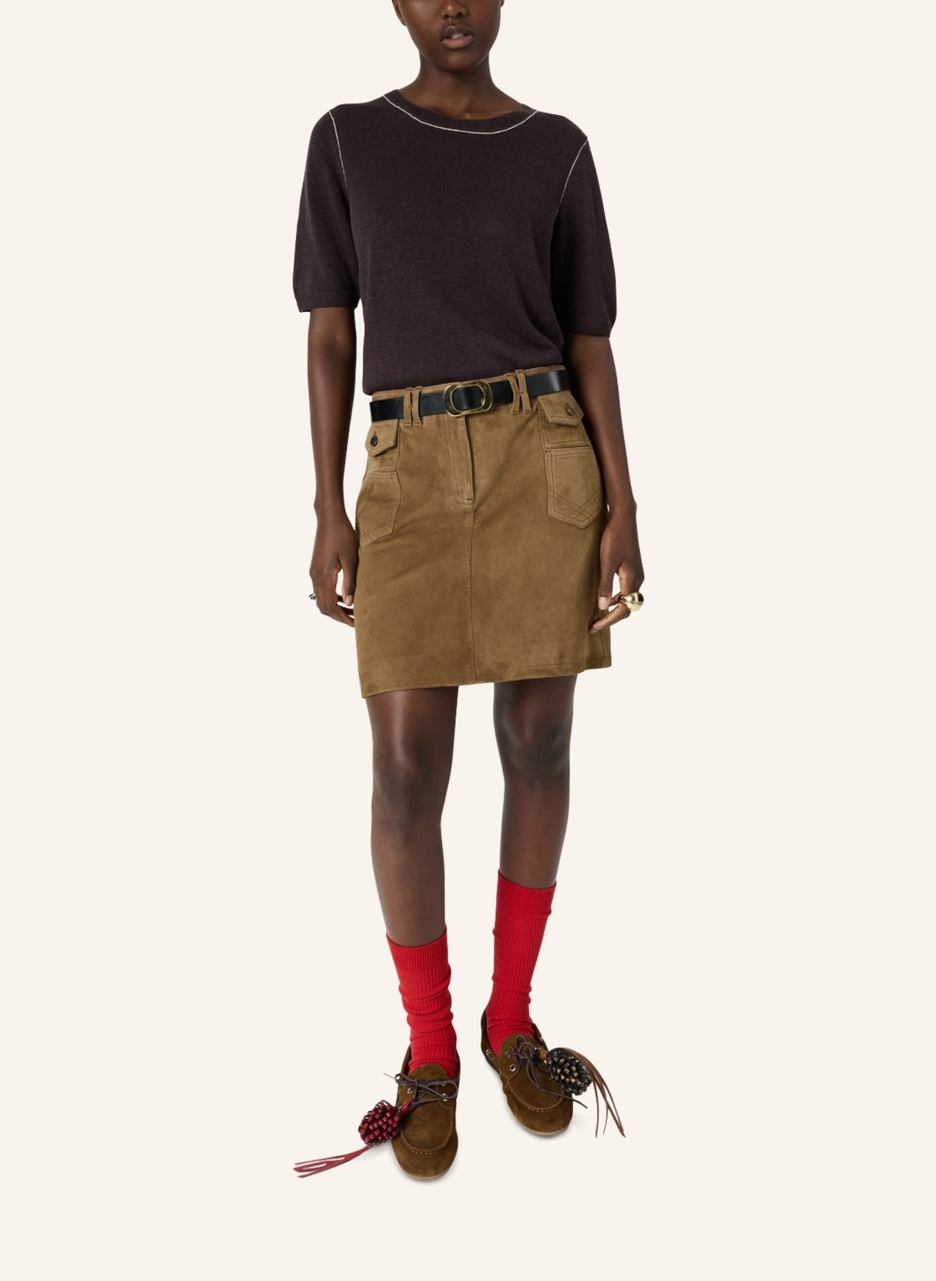 GERARD DAREL Pullover LOUMIA: BRAUN