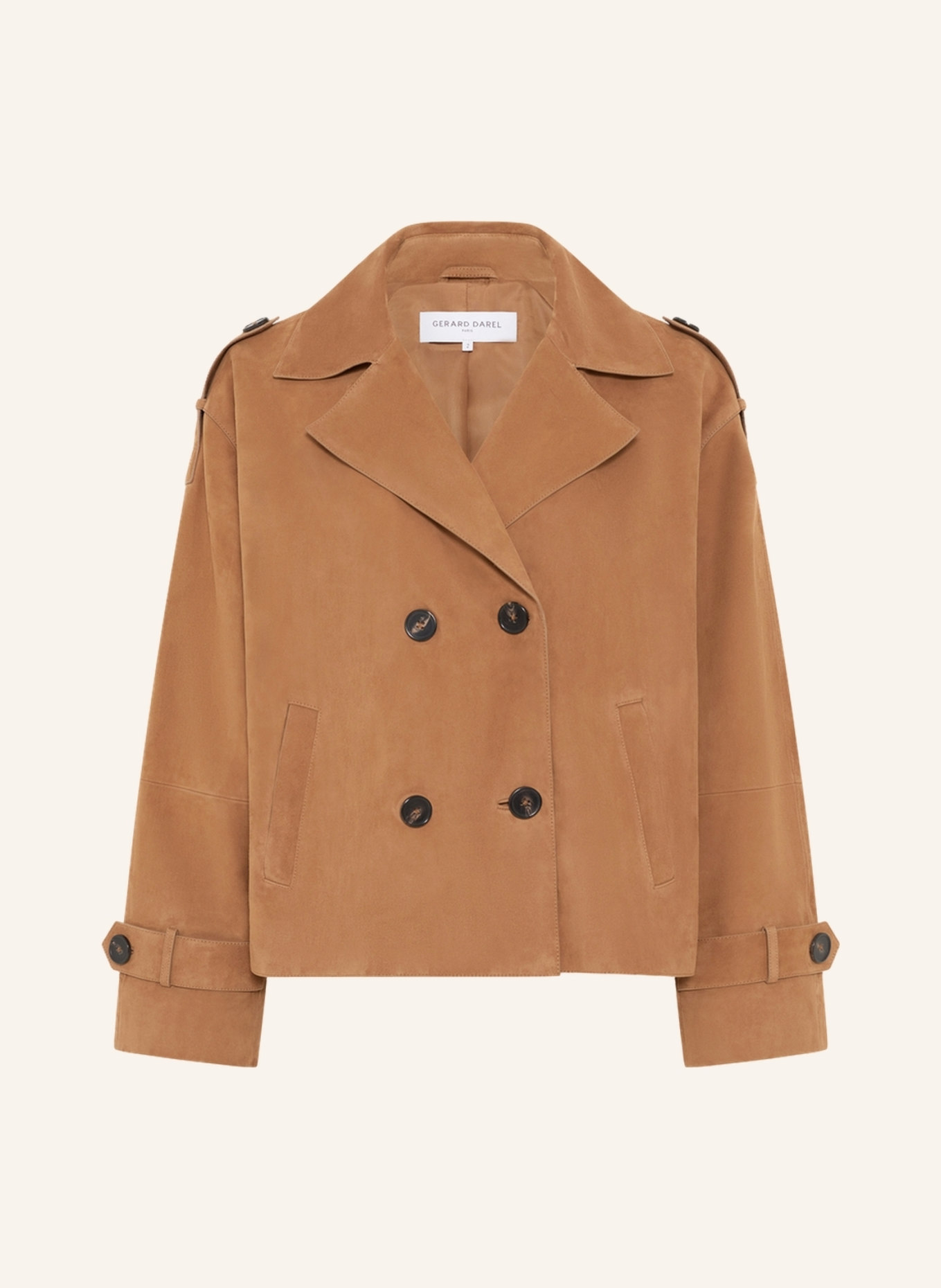 GERARD DAREL Trenchcoat TAMY: BRAUN