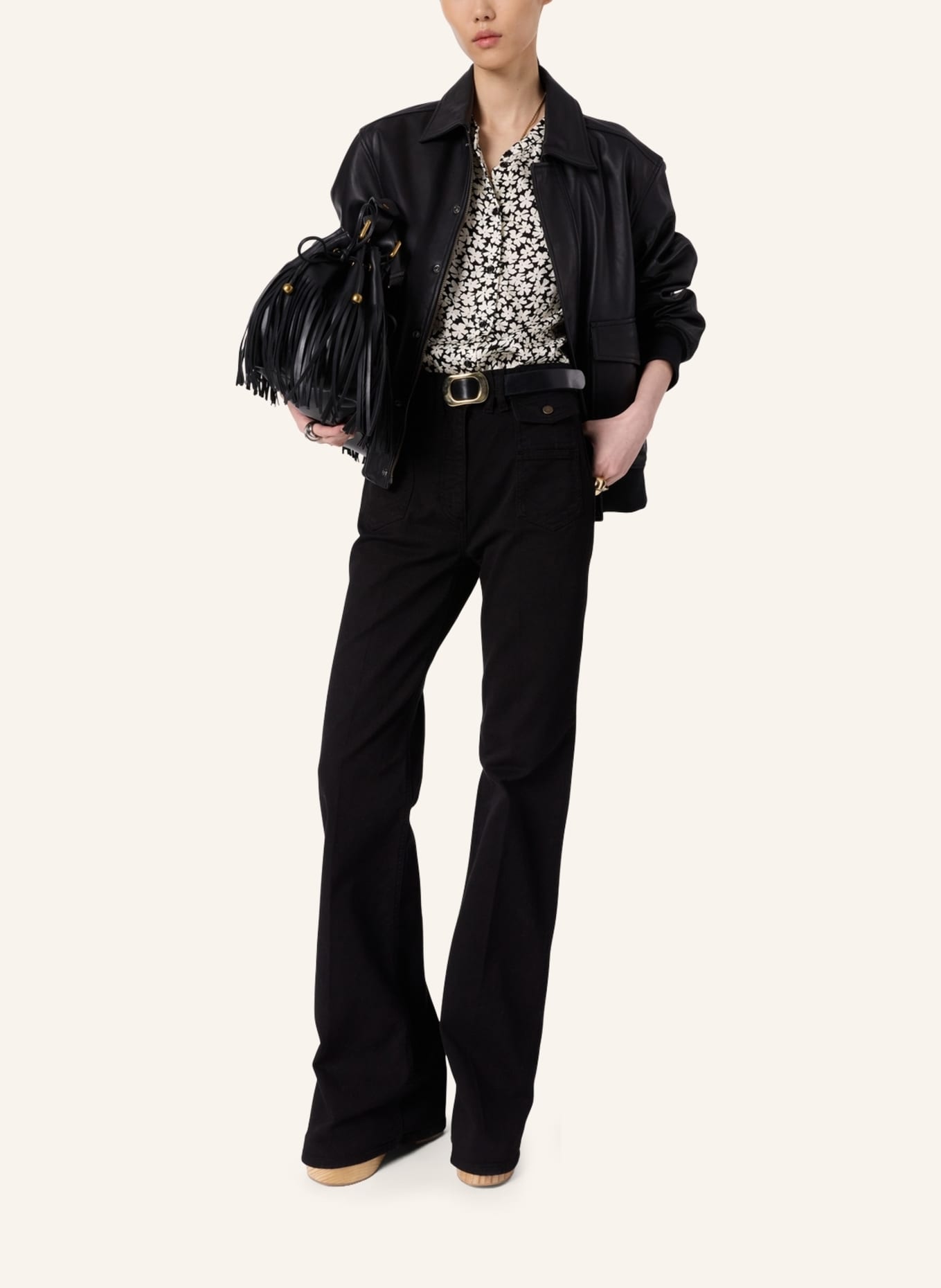 GERARD DAREL Bluse CEONIE: SCHWARZ