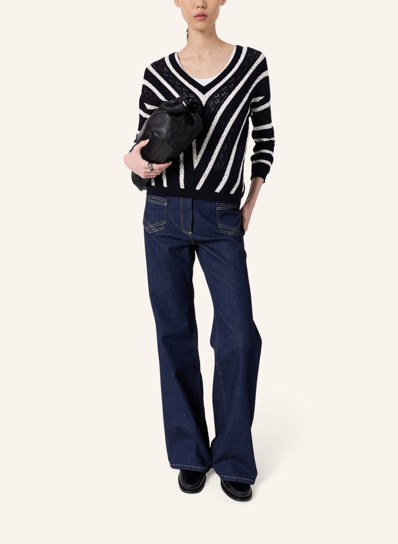 GERARD DAREL Pullover LORETTA: DUNKELBLAU