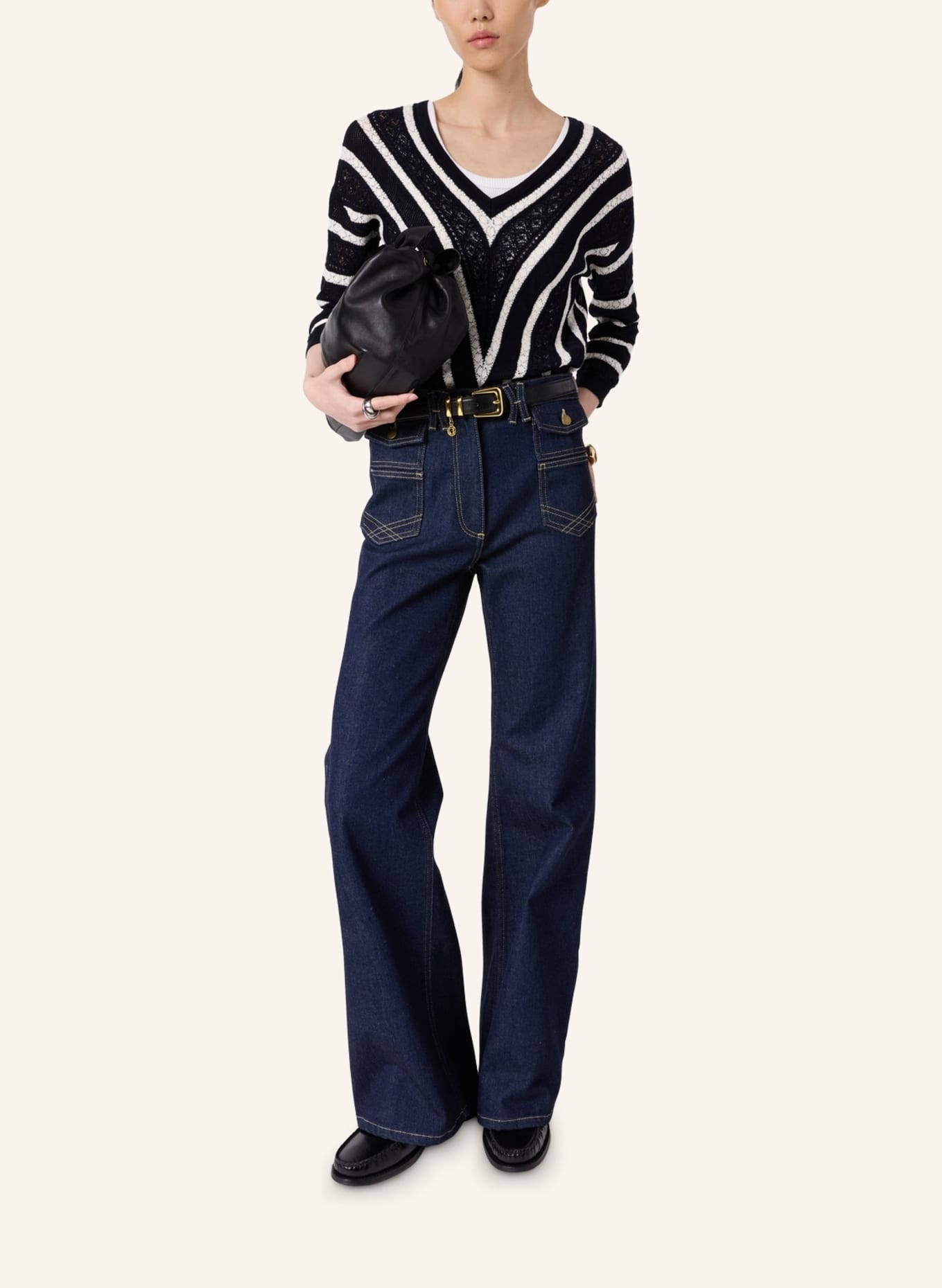 GERARD DAREL Pullover LORETTA: DUNKELBLAU