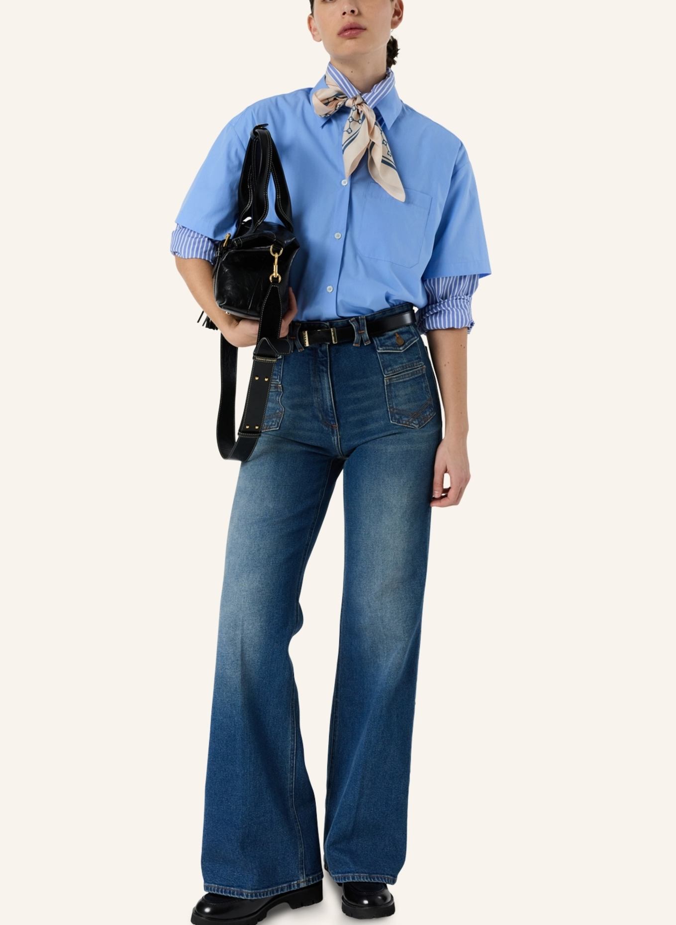 GERARD DAREL Bluse CHAYNA: BLAU