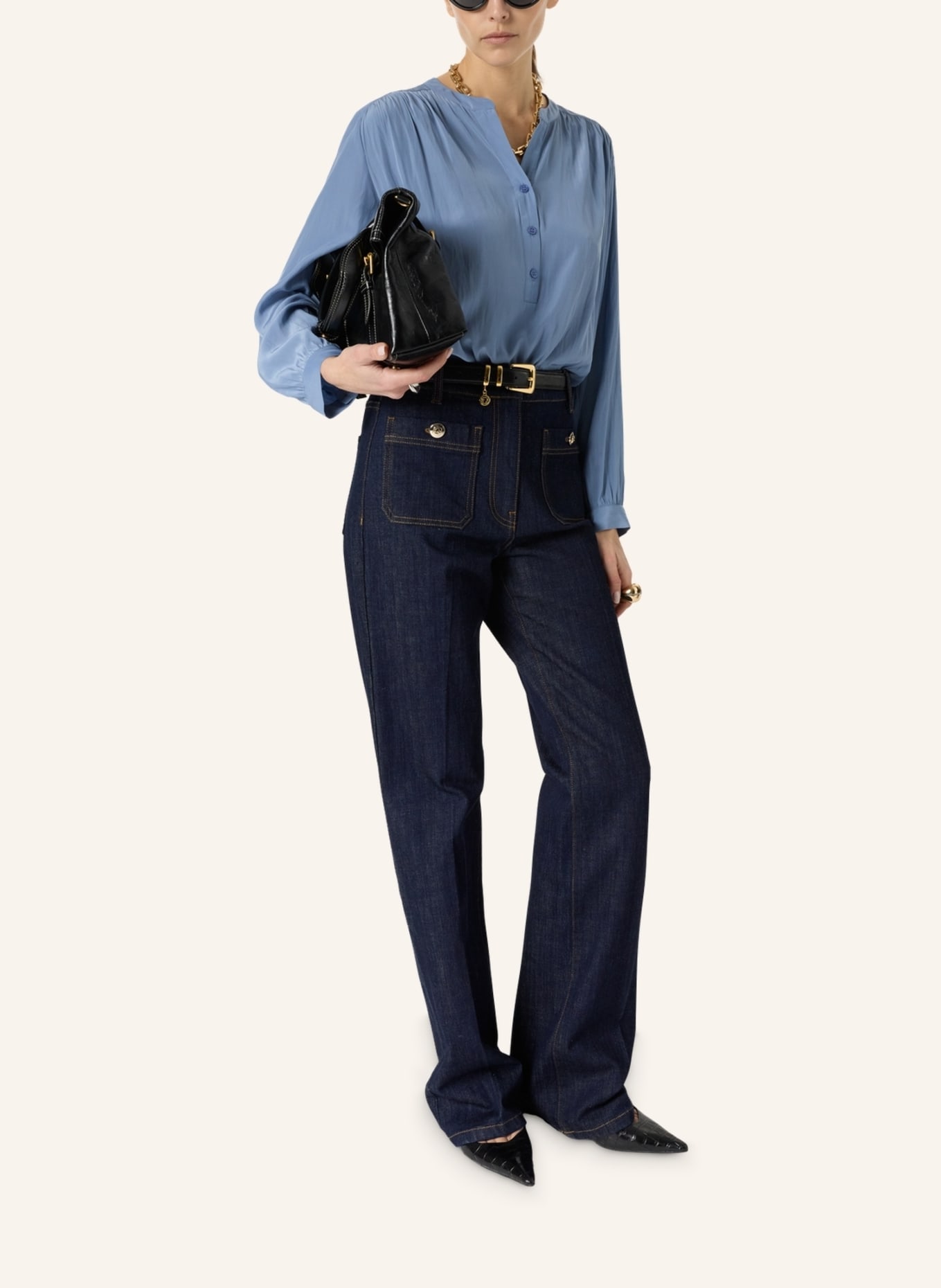 GERARD DAREL Bluse CYNDIE: BLAU