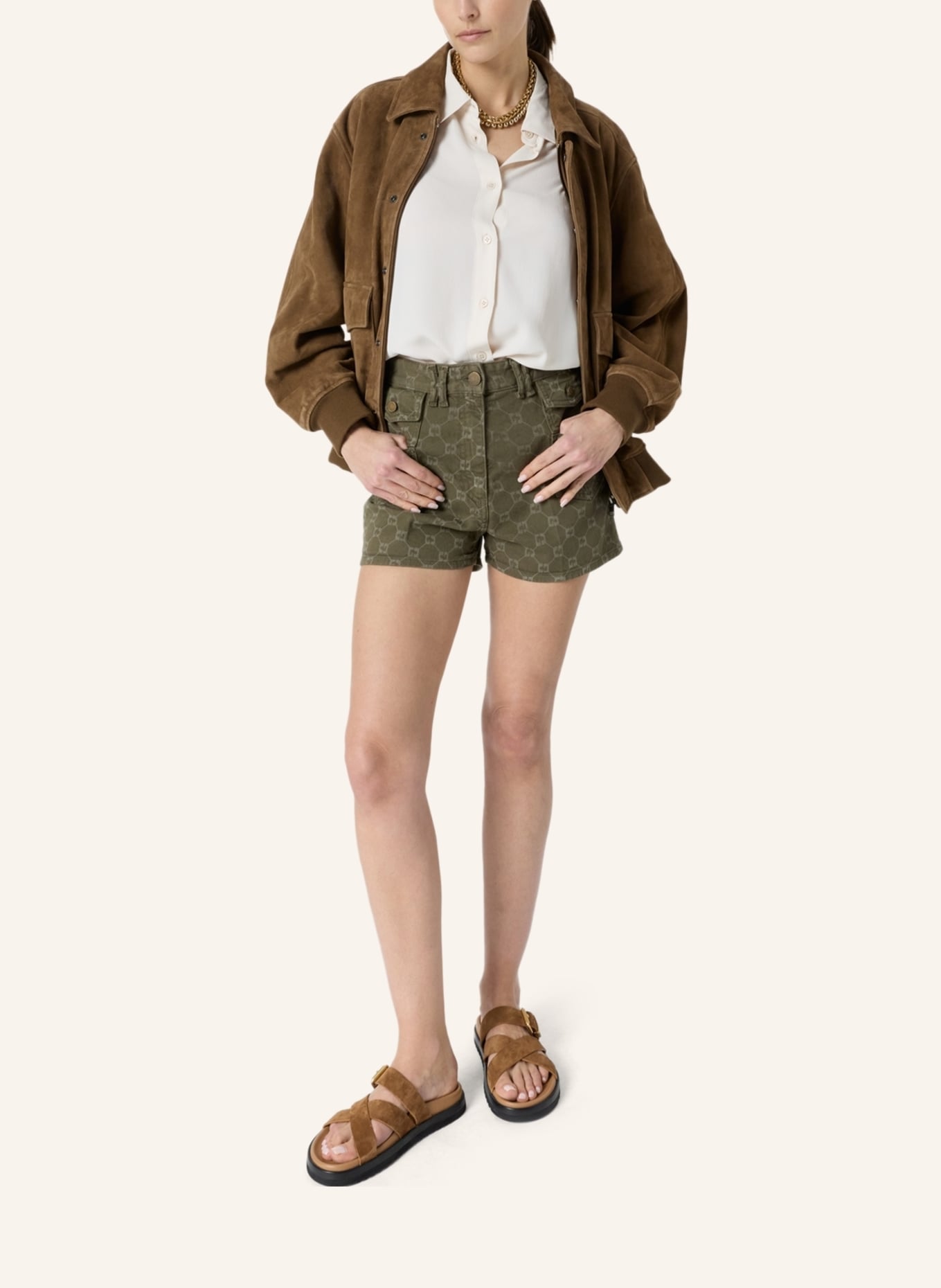 GERARD DAREL Shorts AUBRY: KHAKI