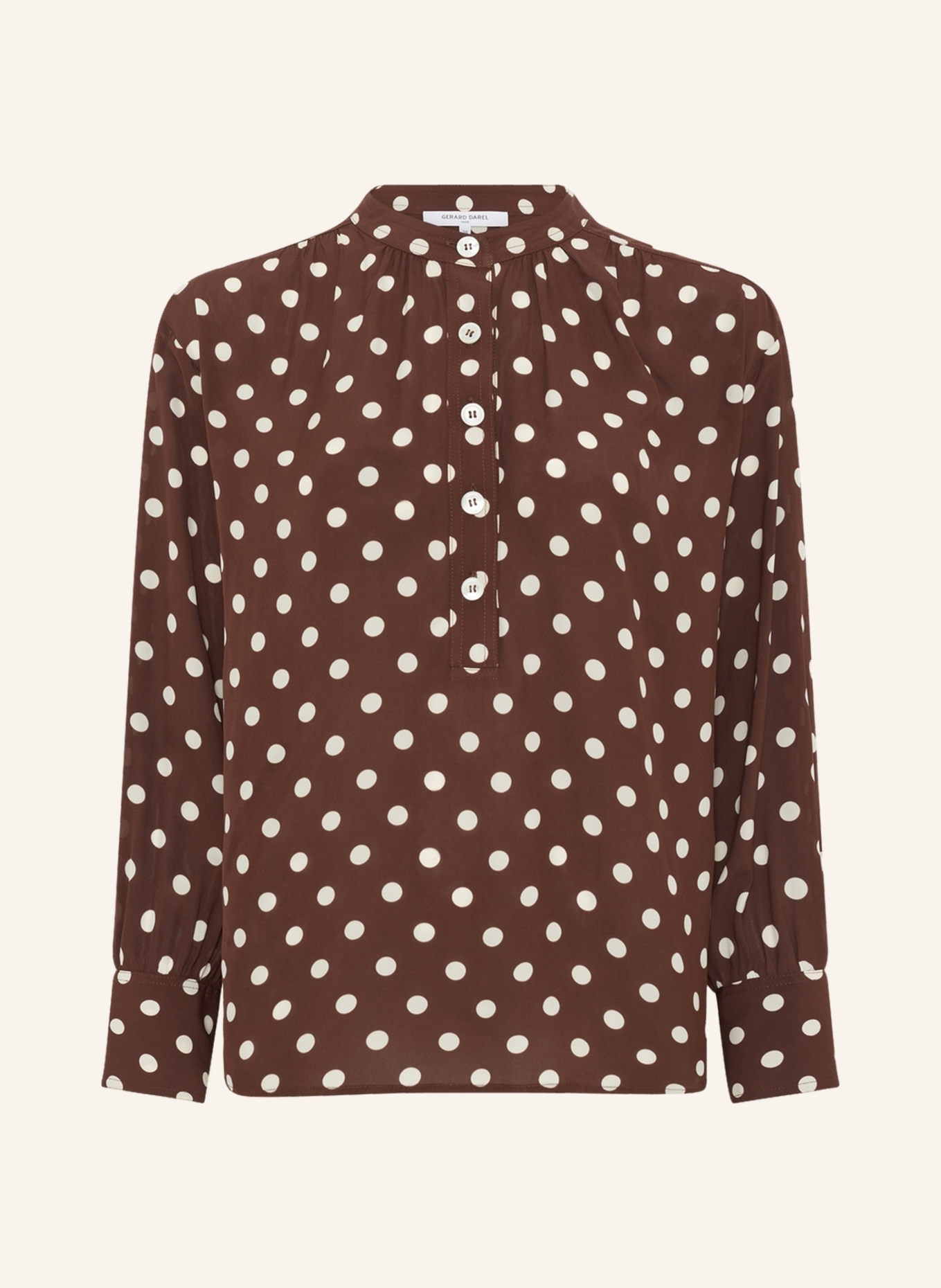 GERARD DAREL Bluse CAYANE: BRAUN