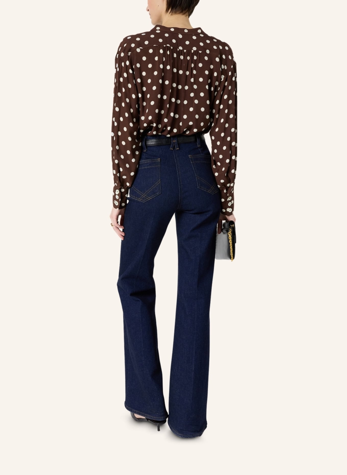 GERARD DAREL Bluse CAYANE: BRAUN