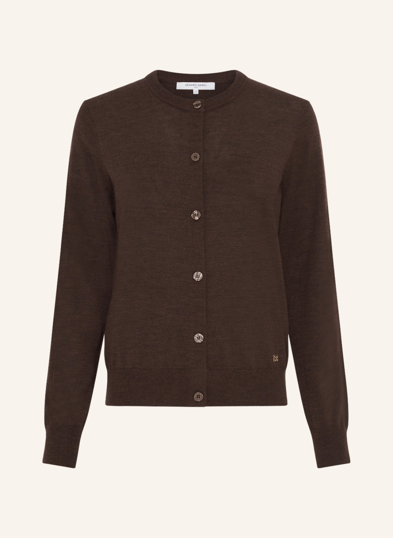 GERARD DAREL Strickjacke ESTELLE: BRAUN